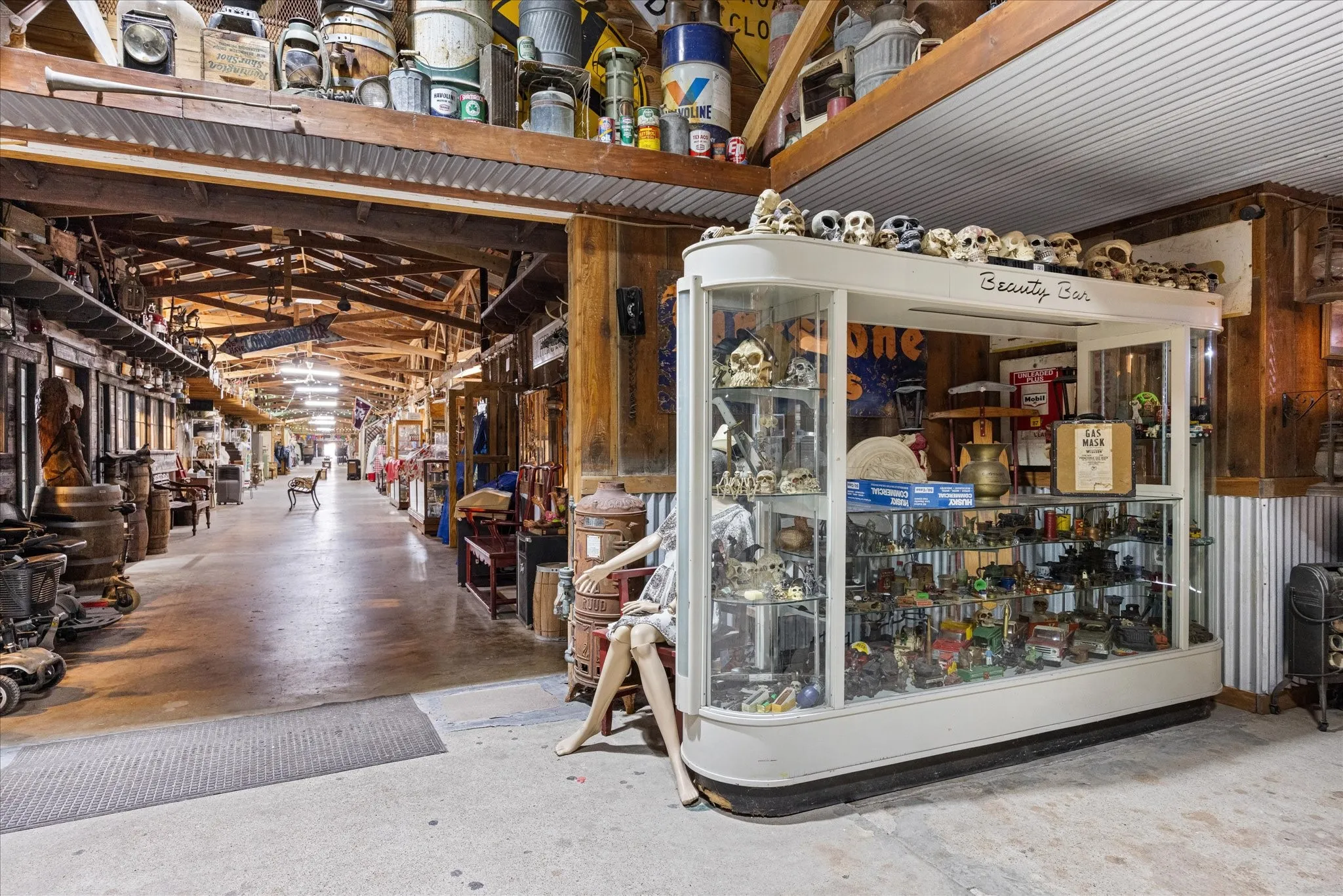 Interior of The Chicken House Antique Mall and Flea Market