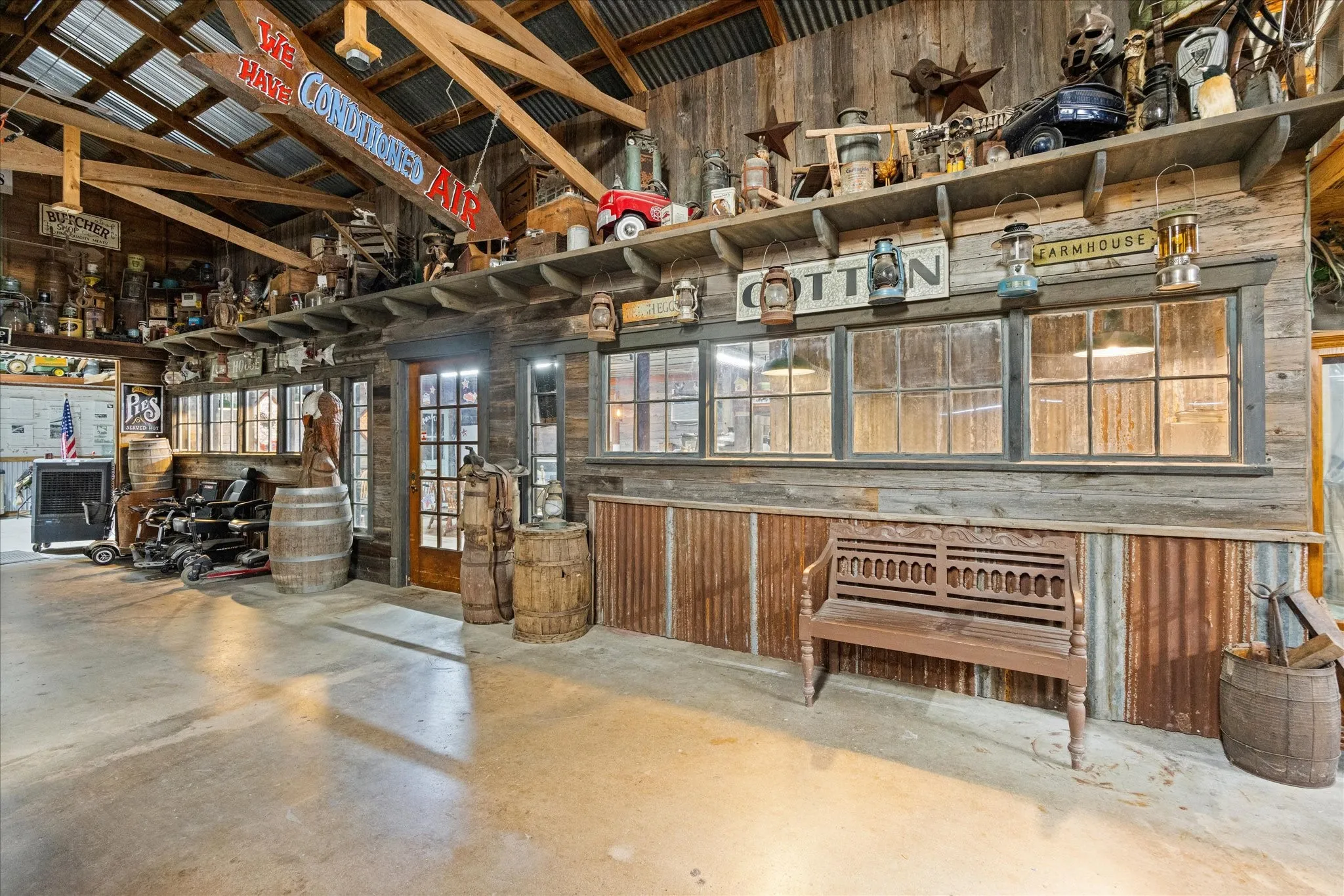 Interior of The Chicken House Antique Mall and Flea Market
