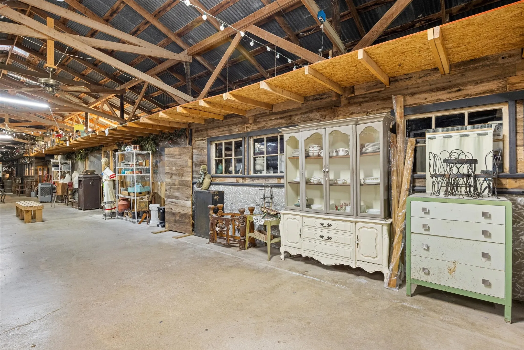 Interior of The Chicken House Antique Mall and Flea Market