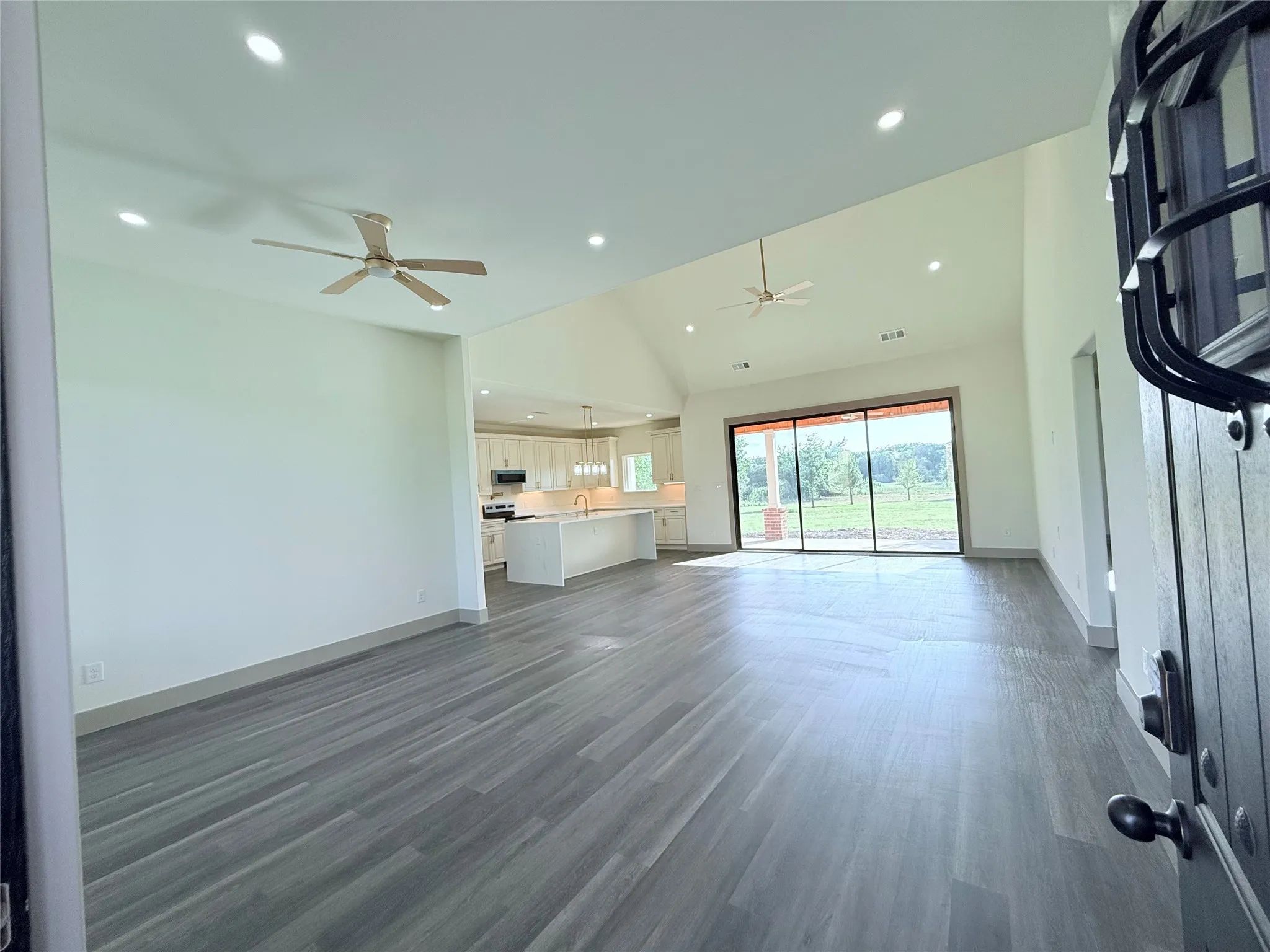open concept with plenty of natural lighting