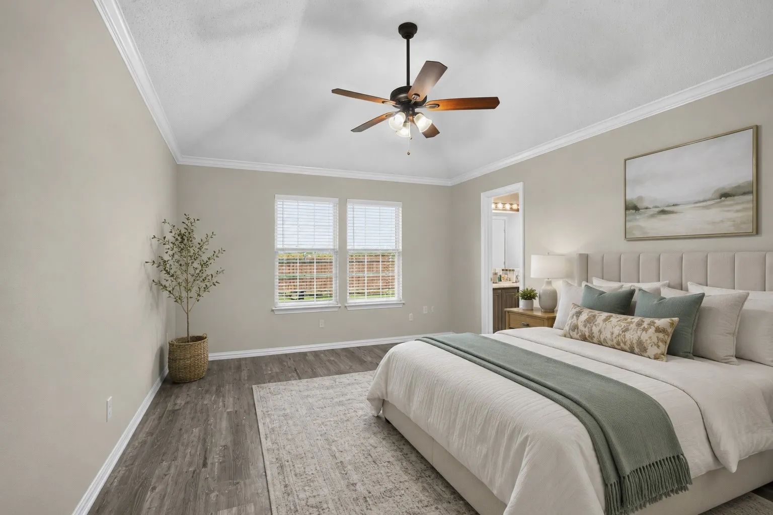 Primary bedroom.