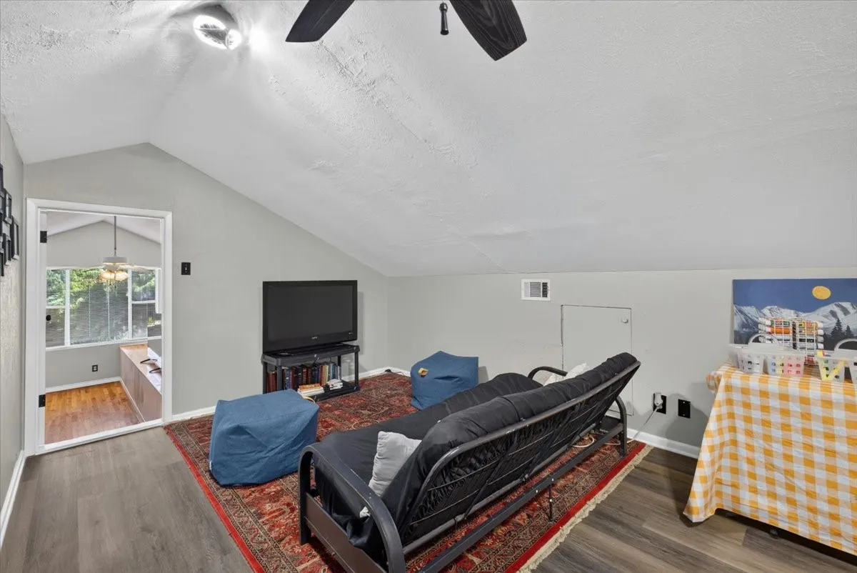 Bonus space connected to upstairs bedroom with updated flooring