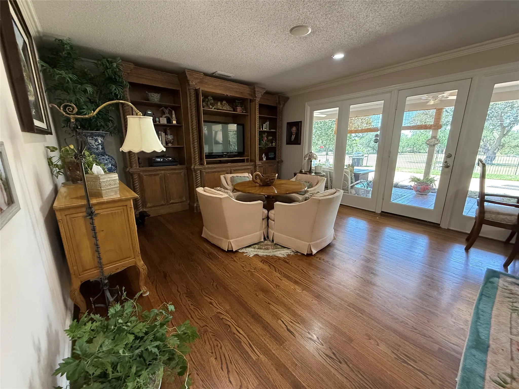 Cozy sitting area off of the living room