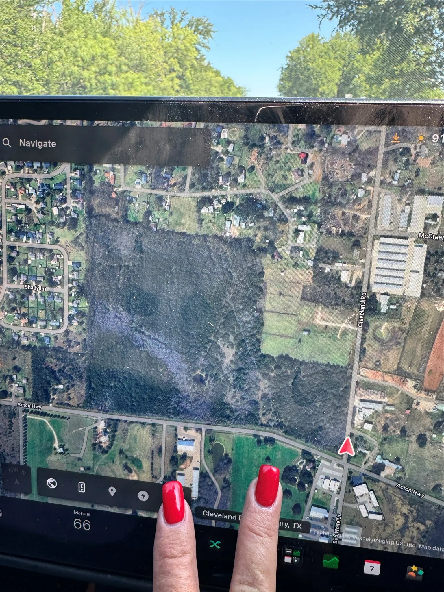 Access from Cleveland and Acton Hwy.  Great corner location