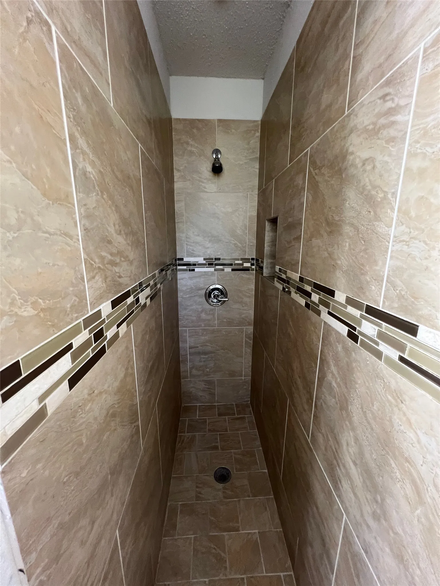 Long shower in primary bath