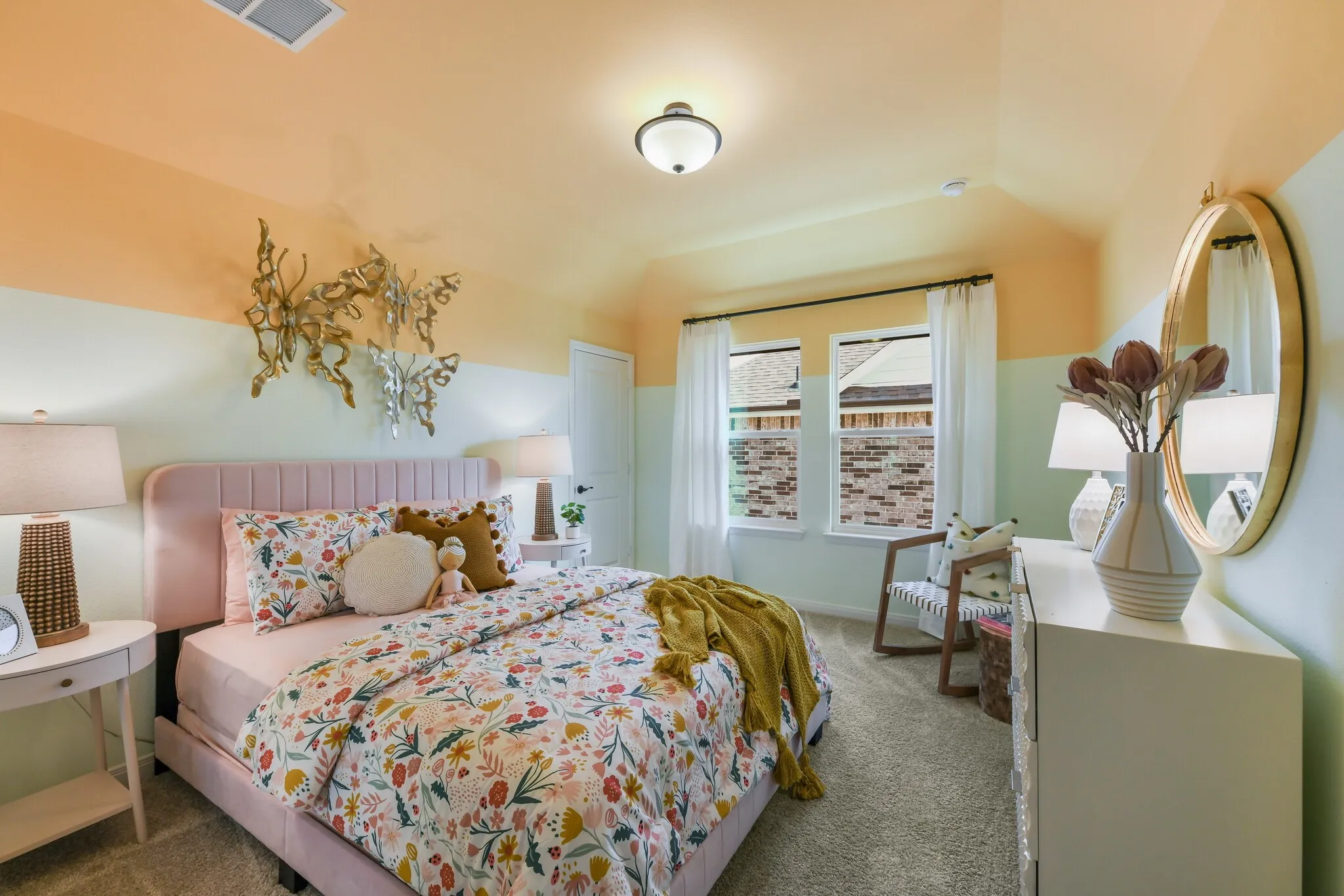 Our 3204 floor plan offers several nicely sized secondary bedrooms.
