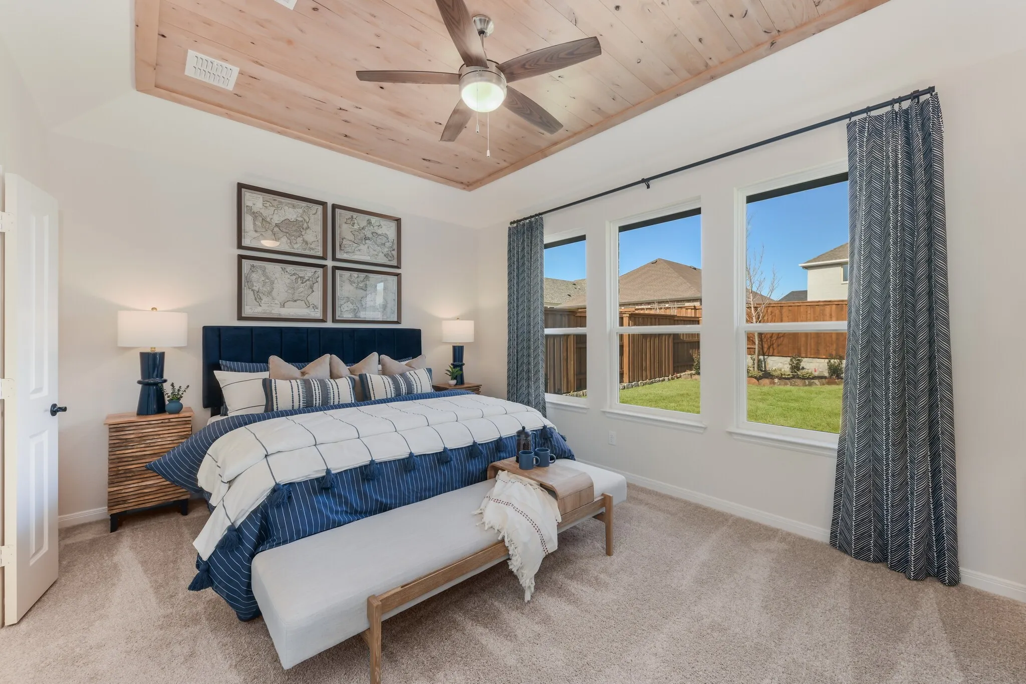 High ceilings, large windows, plush carpeting...this new dreamy owner's suite is waiting for you!