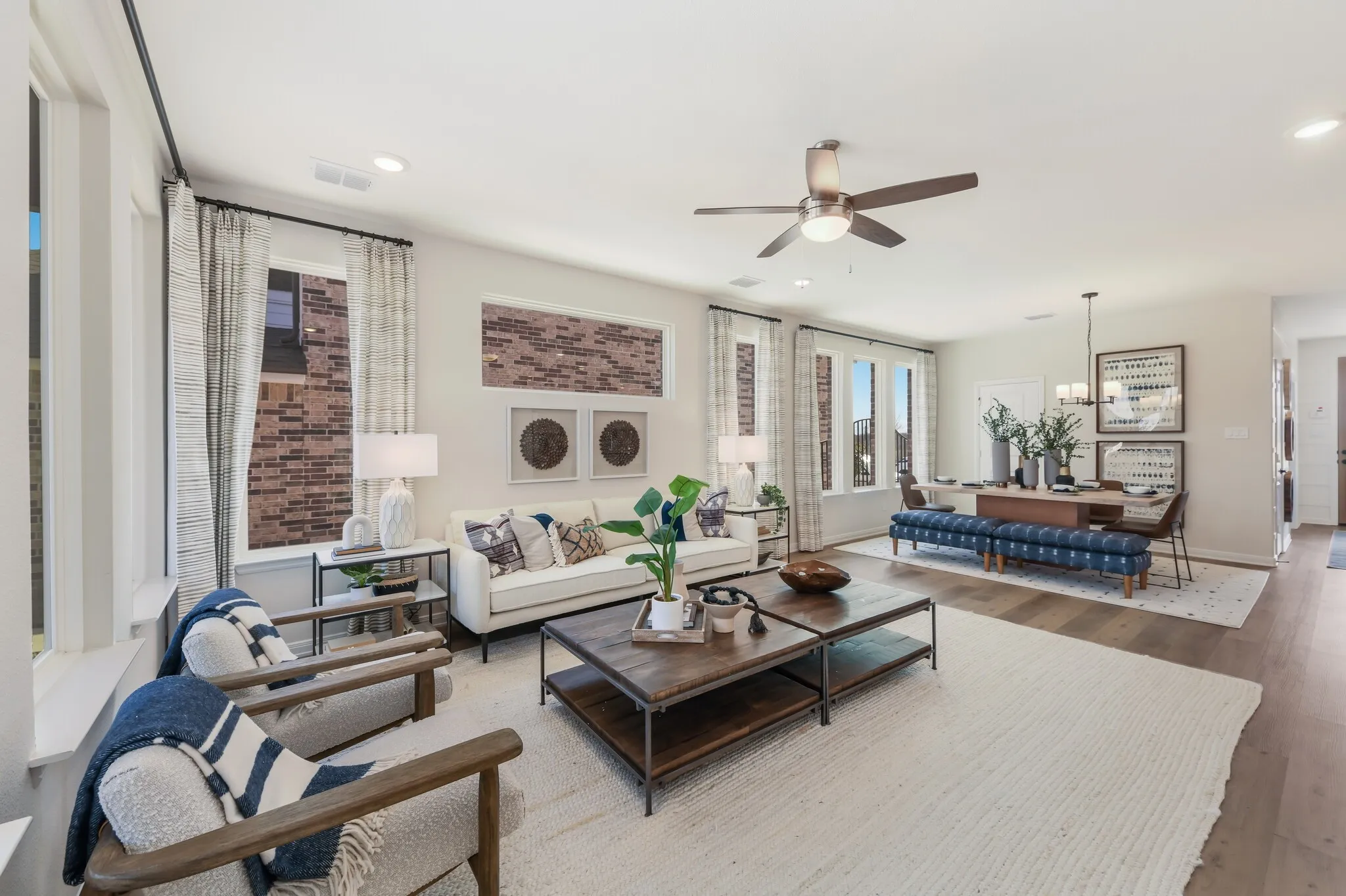 The open and flowing main floor in this dream home makes entertaining a breeze!