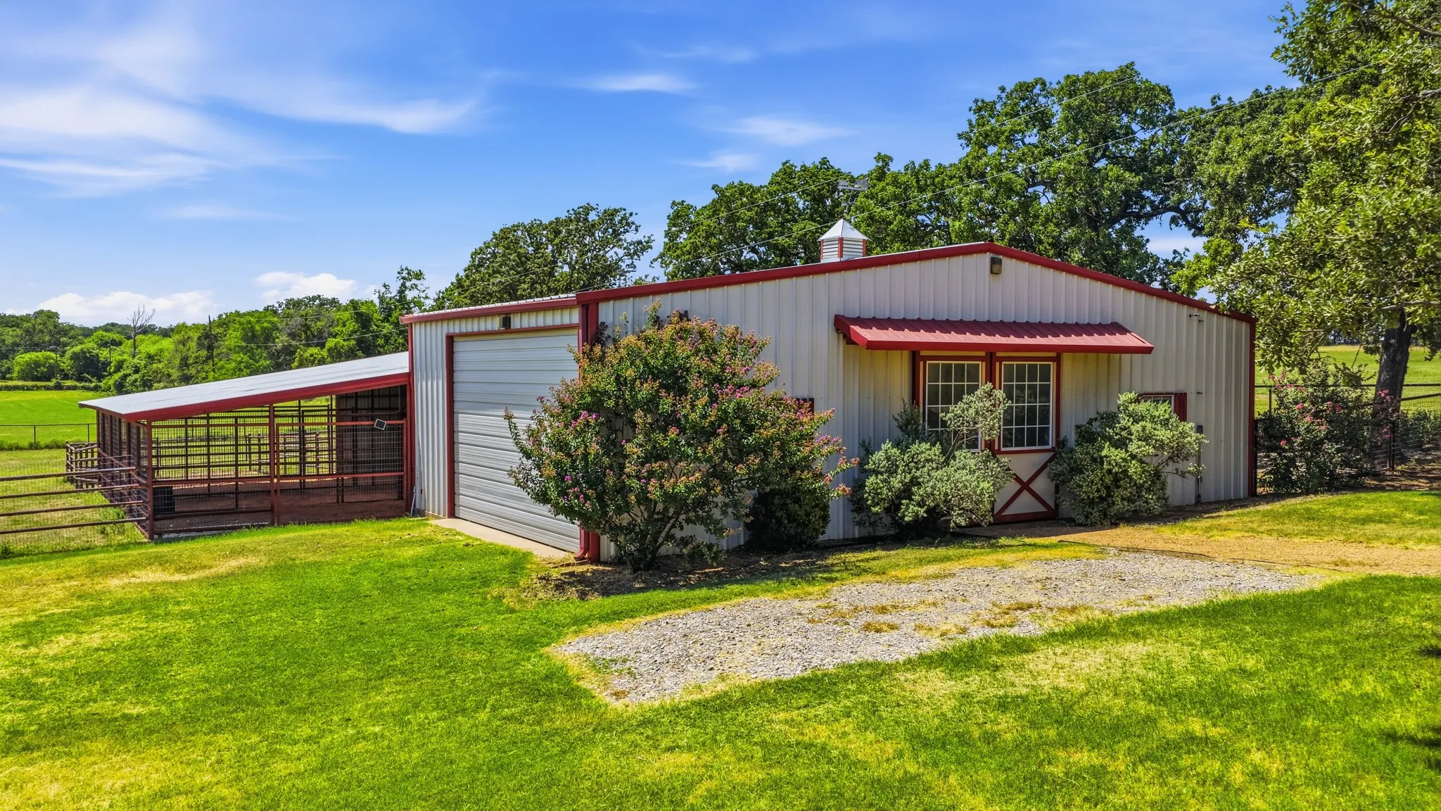 Front view of Barn