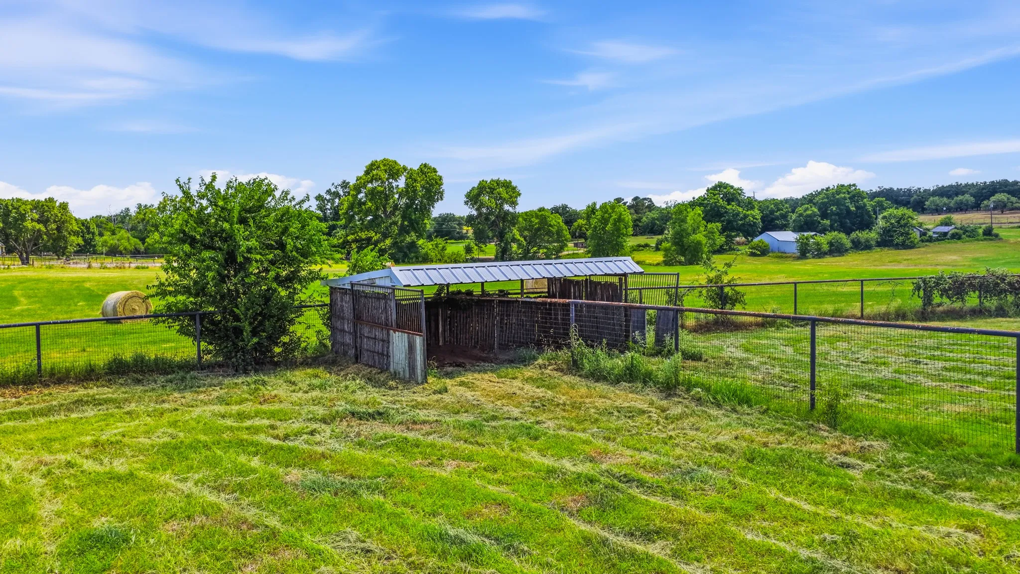 Loafing Shed in Pasture