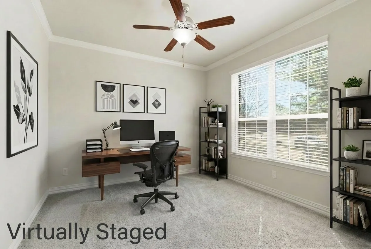 Virtually staged