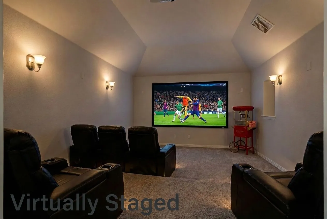 Virtually staged