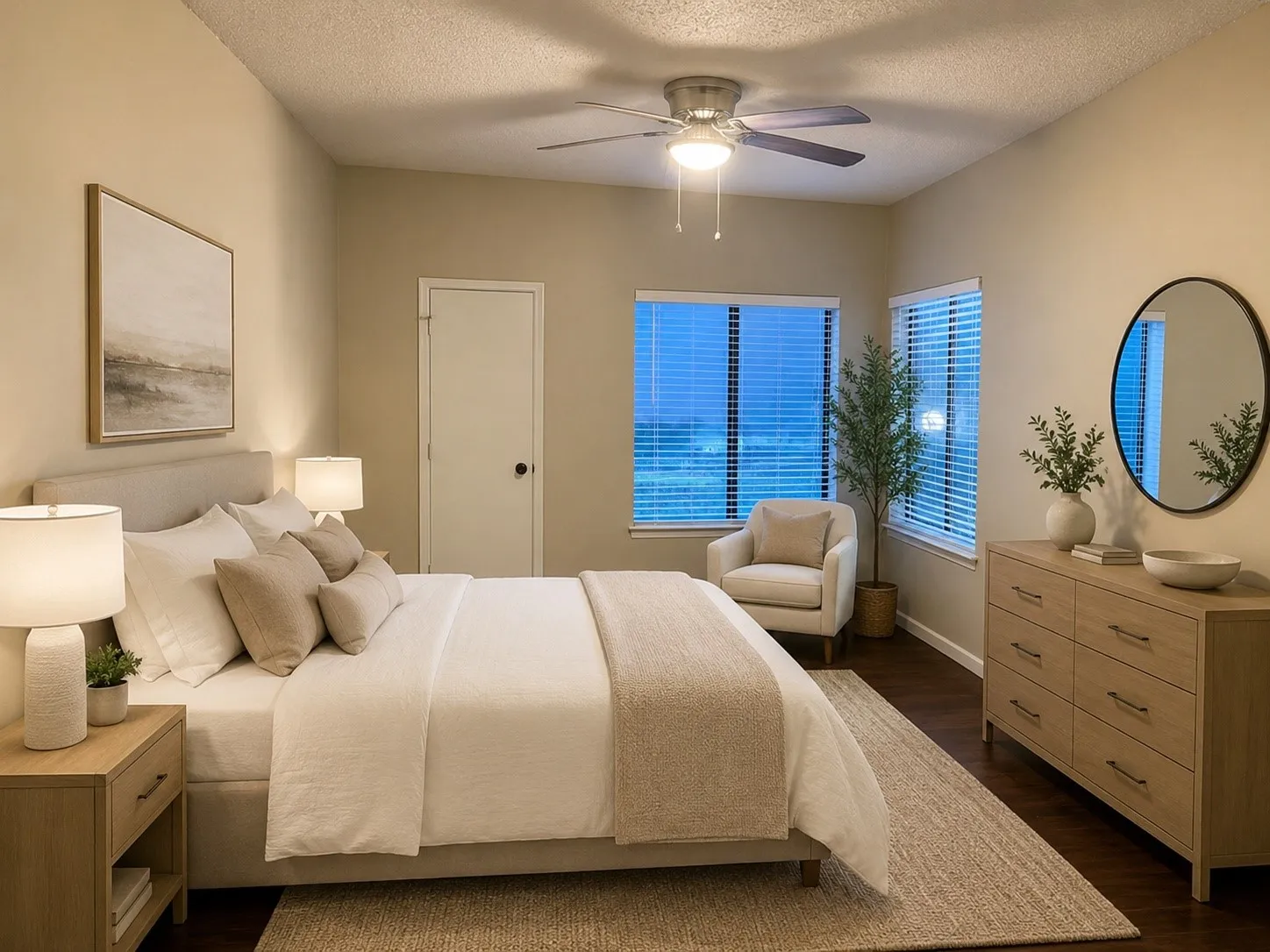 staged bedroom