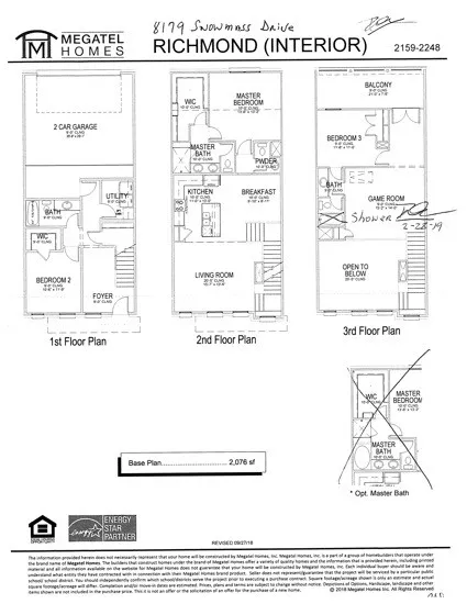 Same floor plan but flipped in reverse
