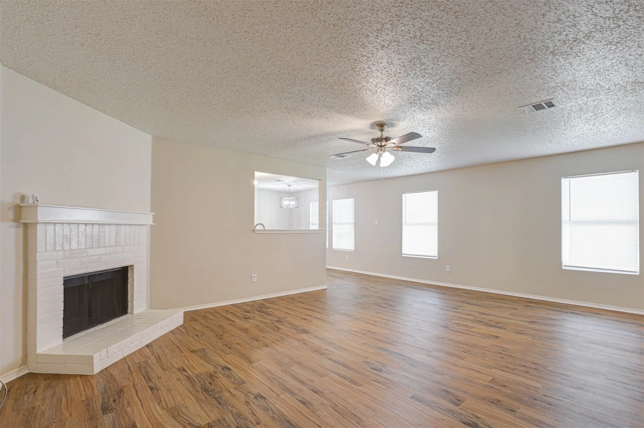 Family room opens to the kitchen and large breakfast area.