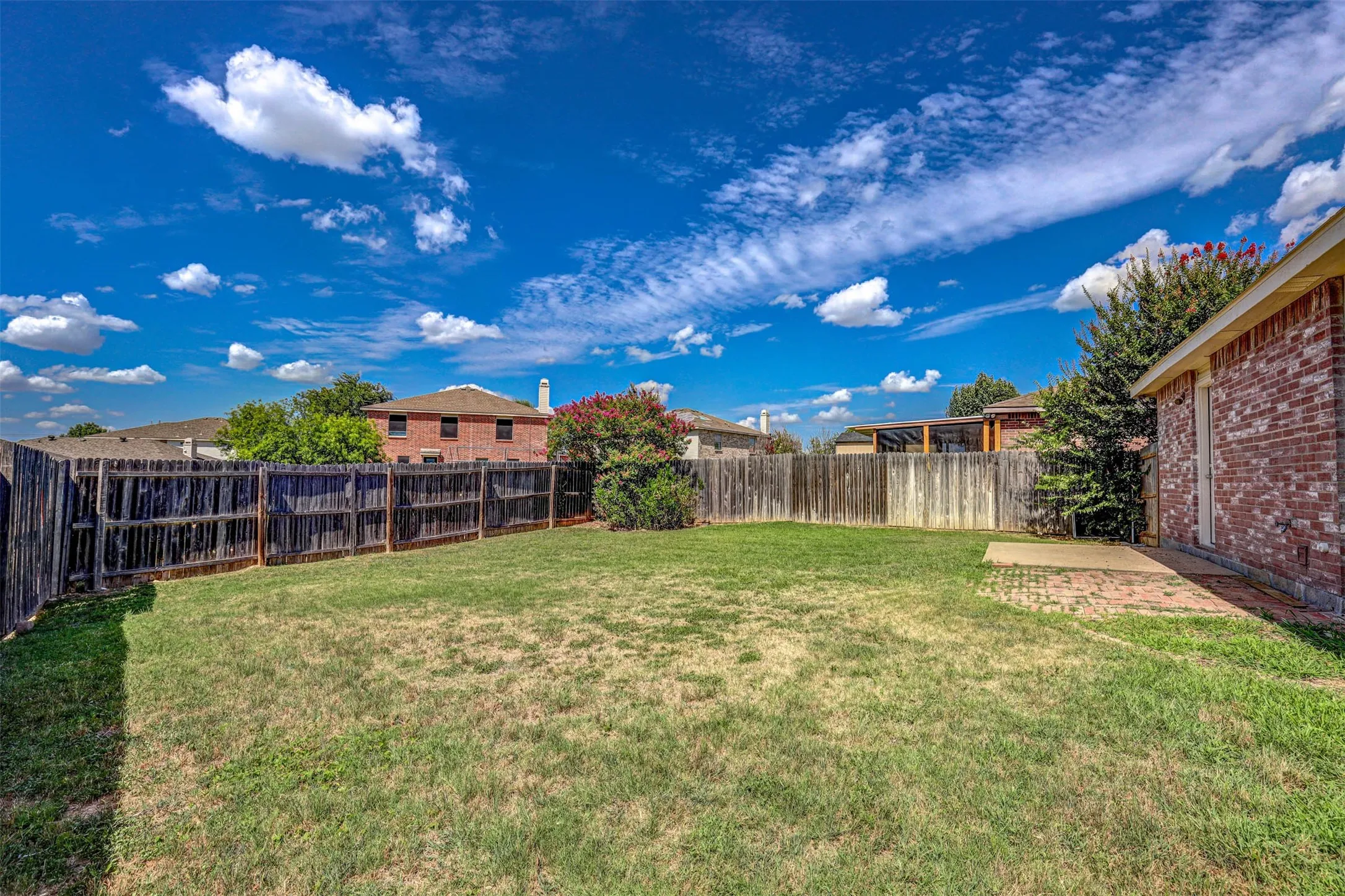 Room for everything in the backyard