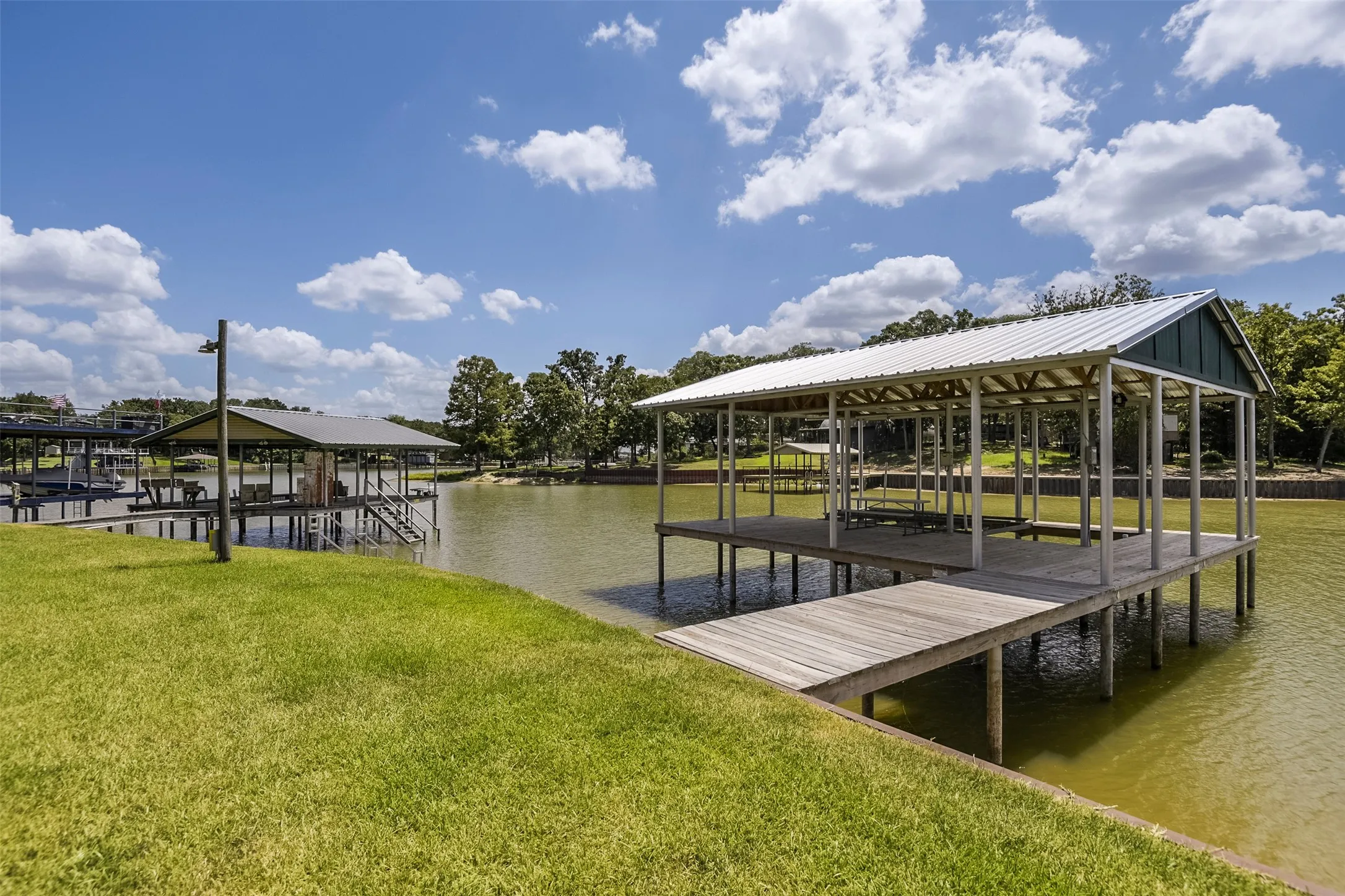 TWO BOAT DOCKS!