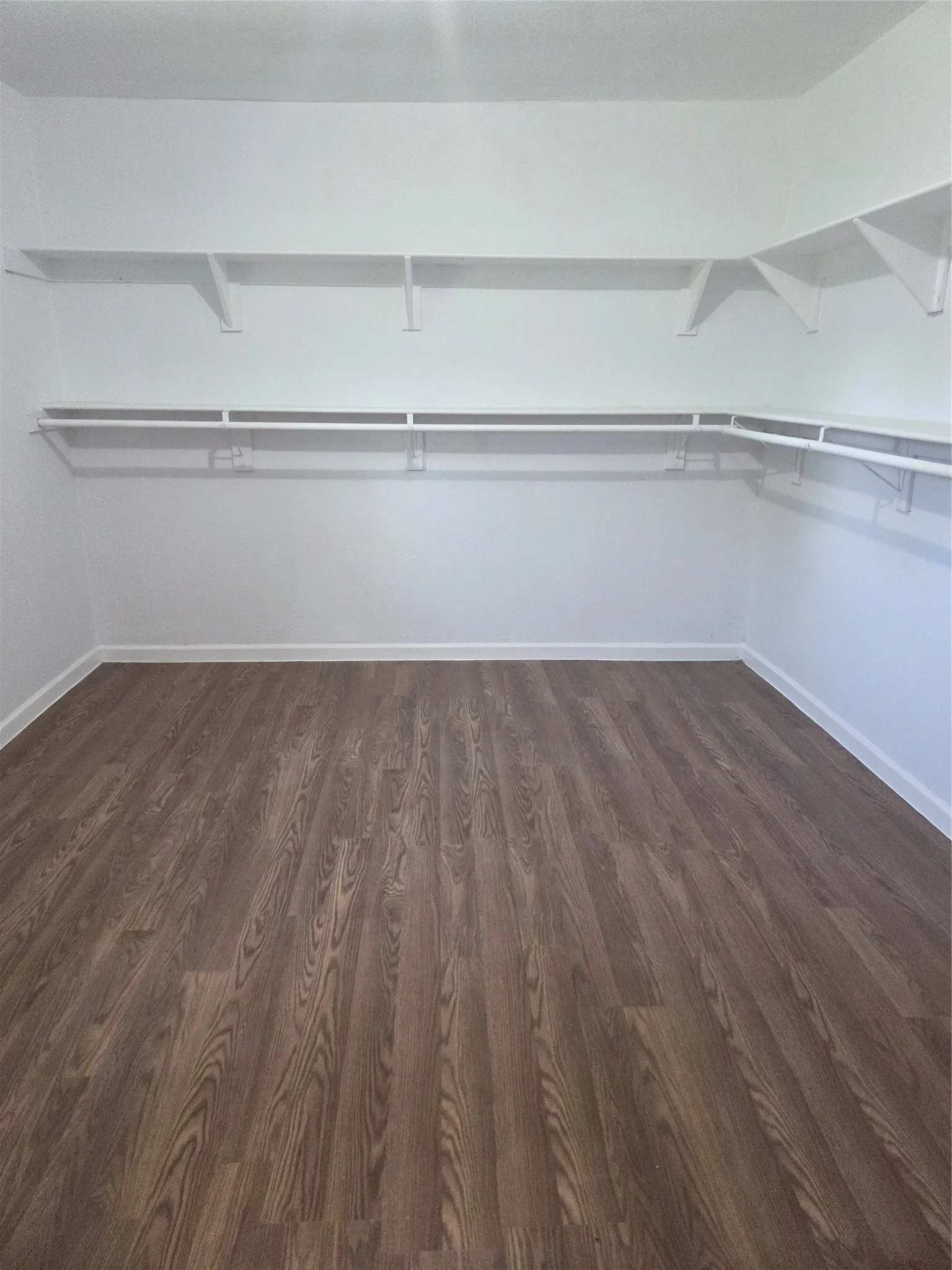 Primary walk in closet