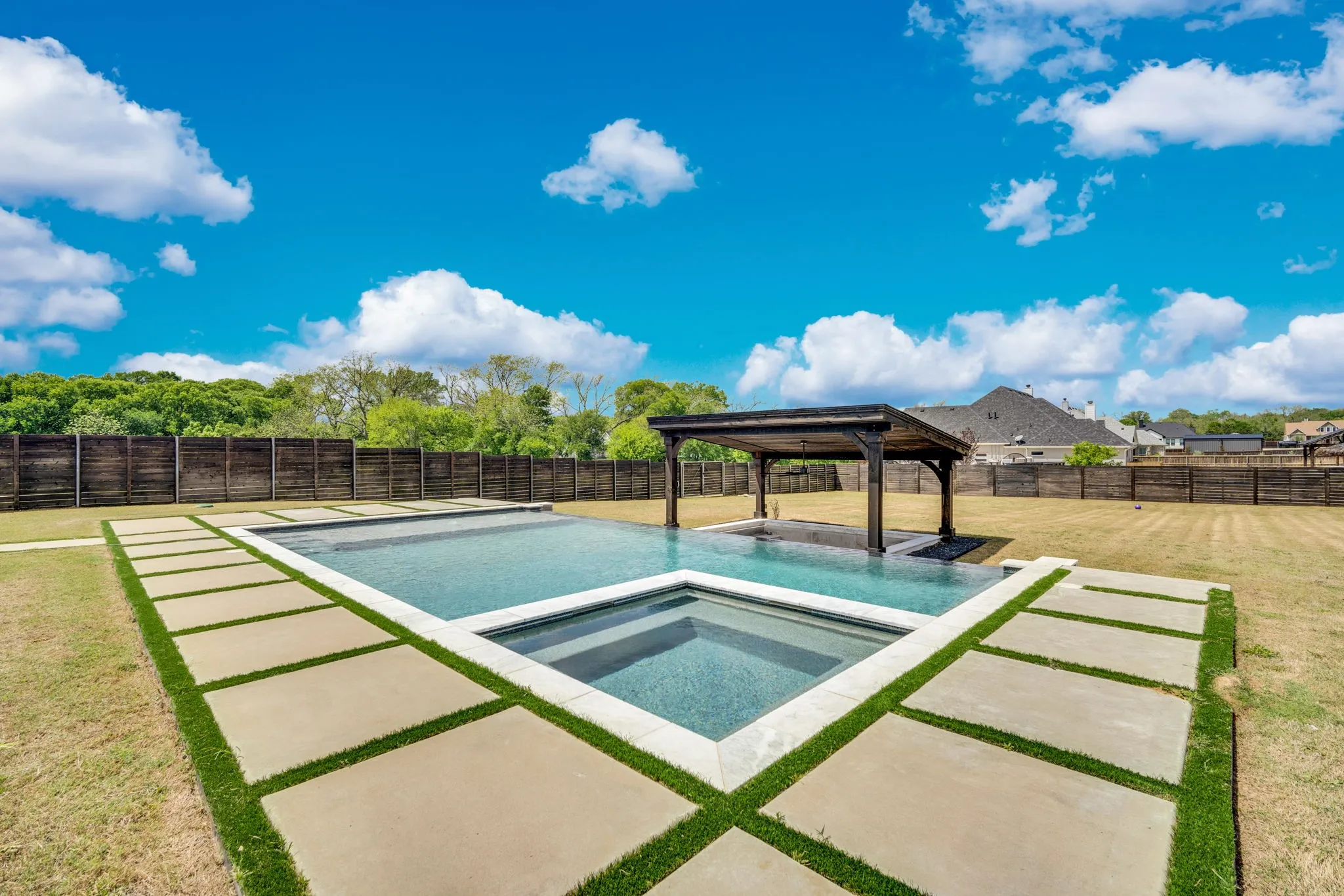 Pool and spa