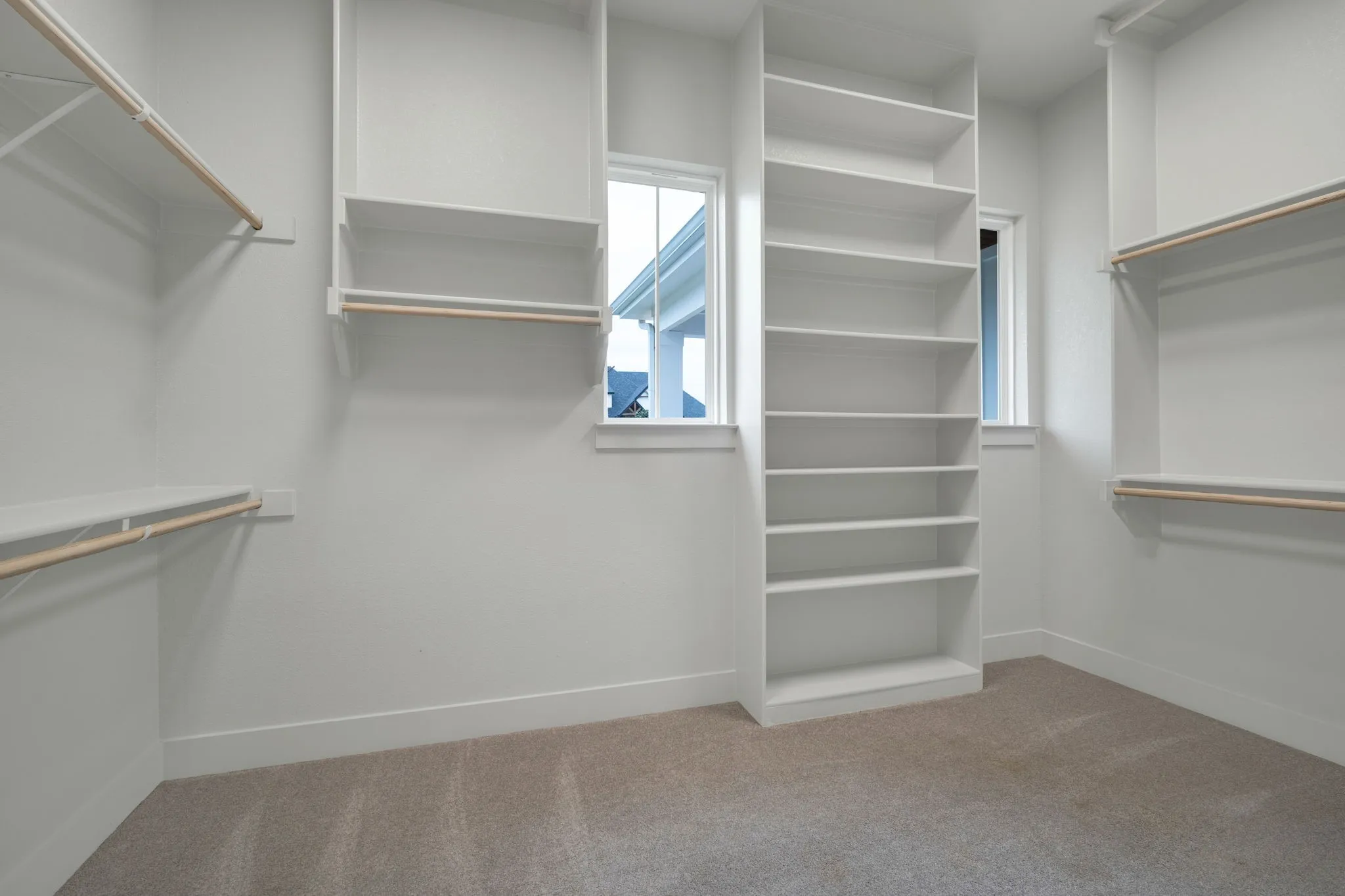 Primary walk in closet