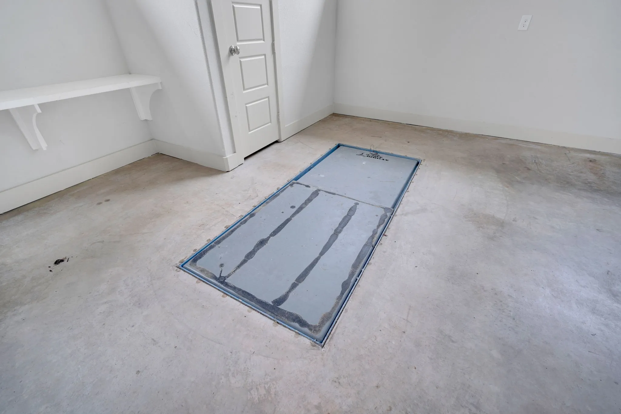 Storm shelter in garage
