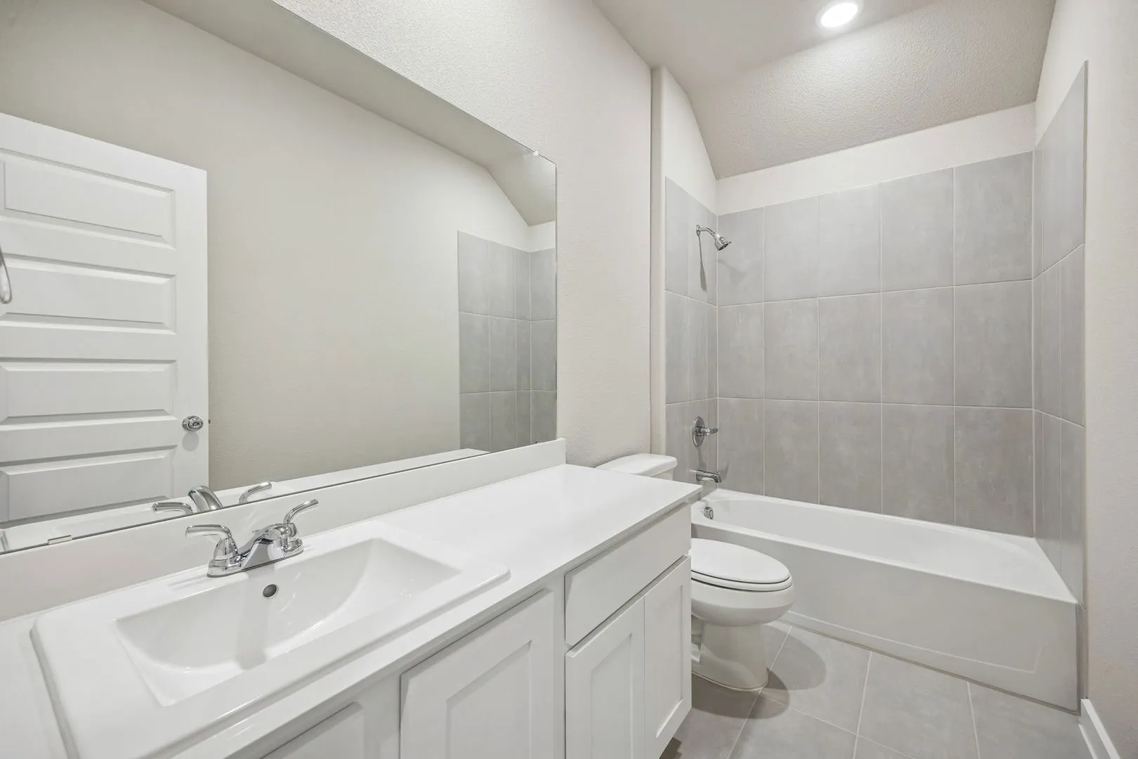 Bathroom in the Wimbledon home plan by Trophy Signature Homes – REPRESENTATIVE PHOTO