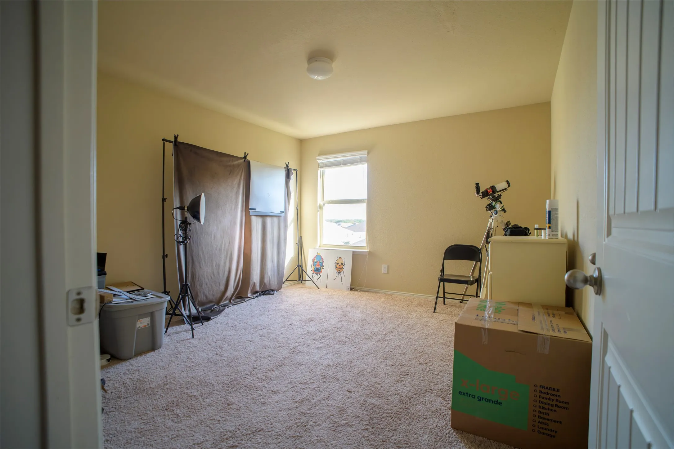 Used as a photography studio.