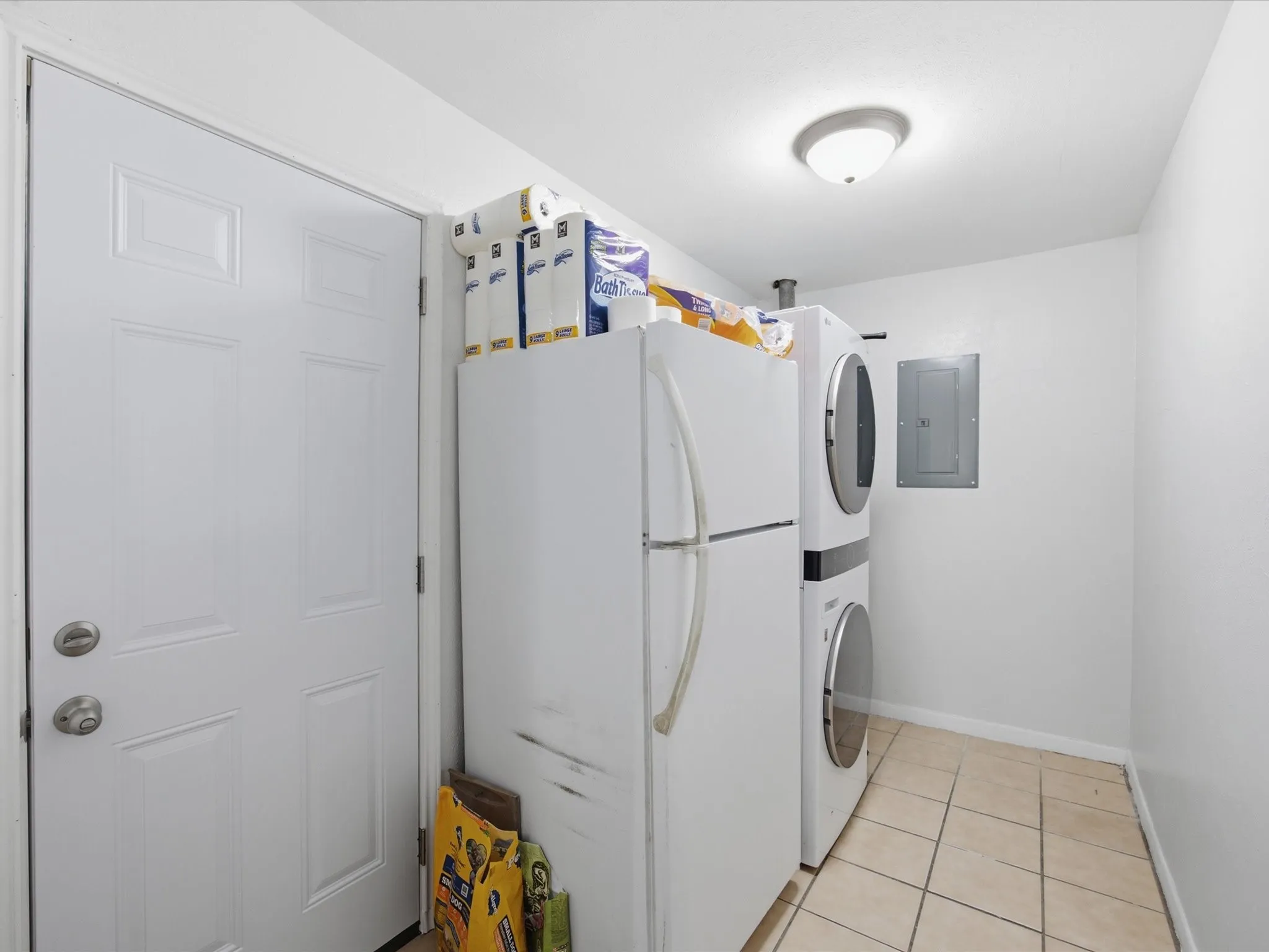 Utility space featuring space for a Full Sized Washer and Dryer, and an Updated Breaker Box.
Updated in July 2026