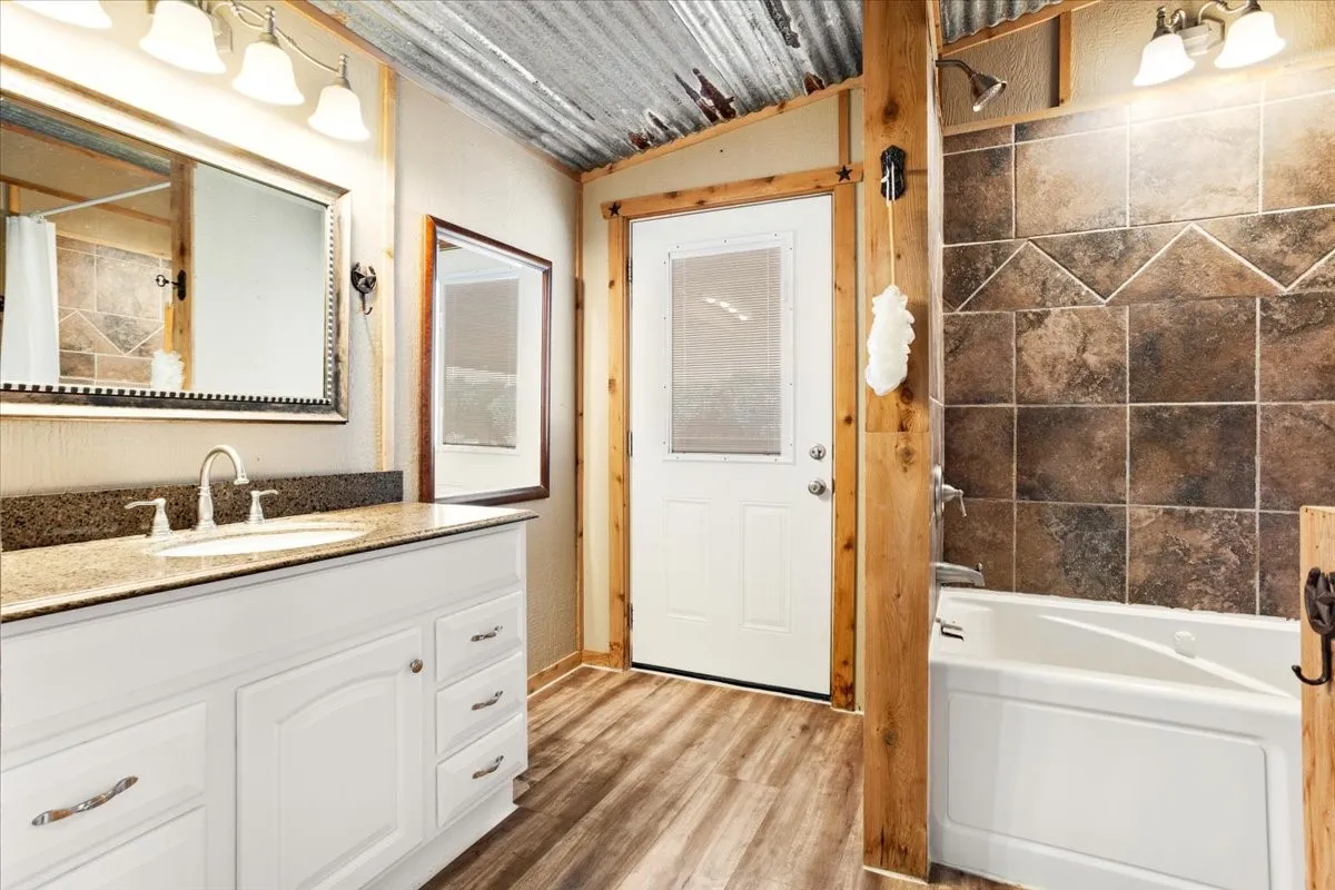 Door leads to outdoor patio.
