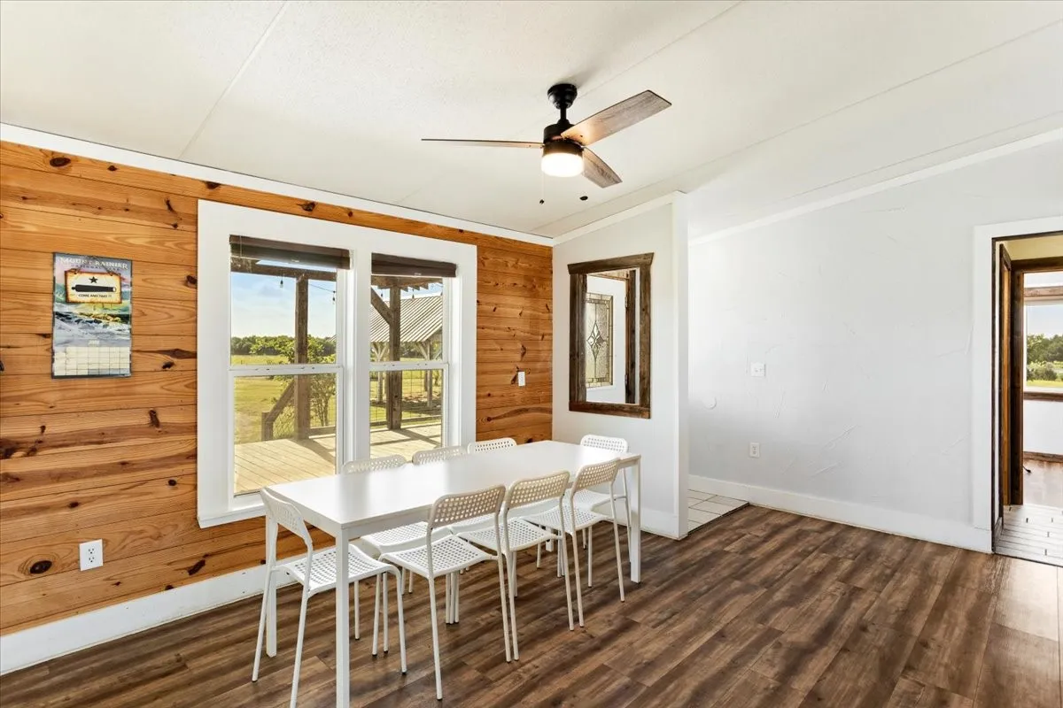 Plenty of room for a large dining table