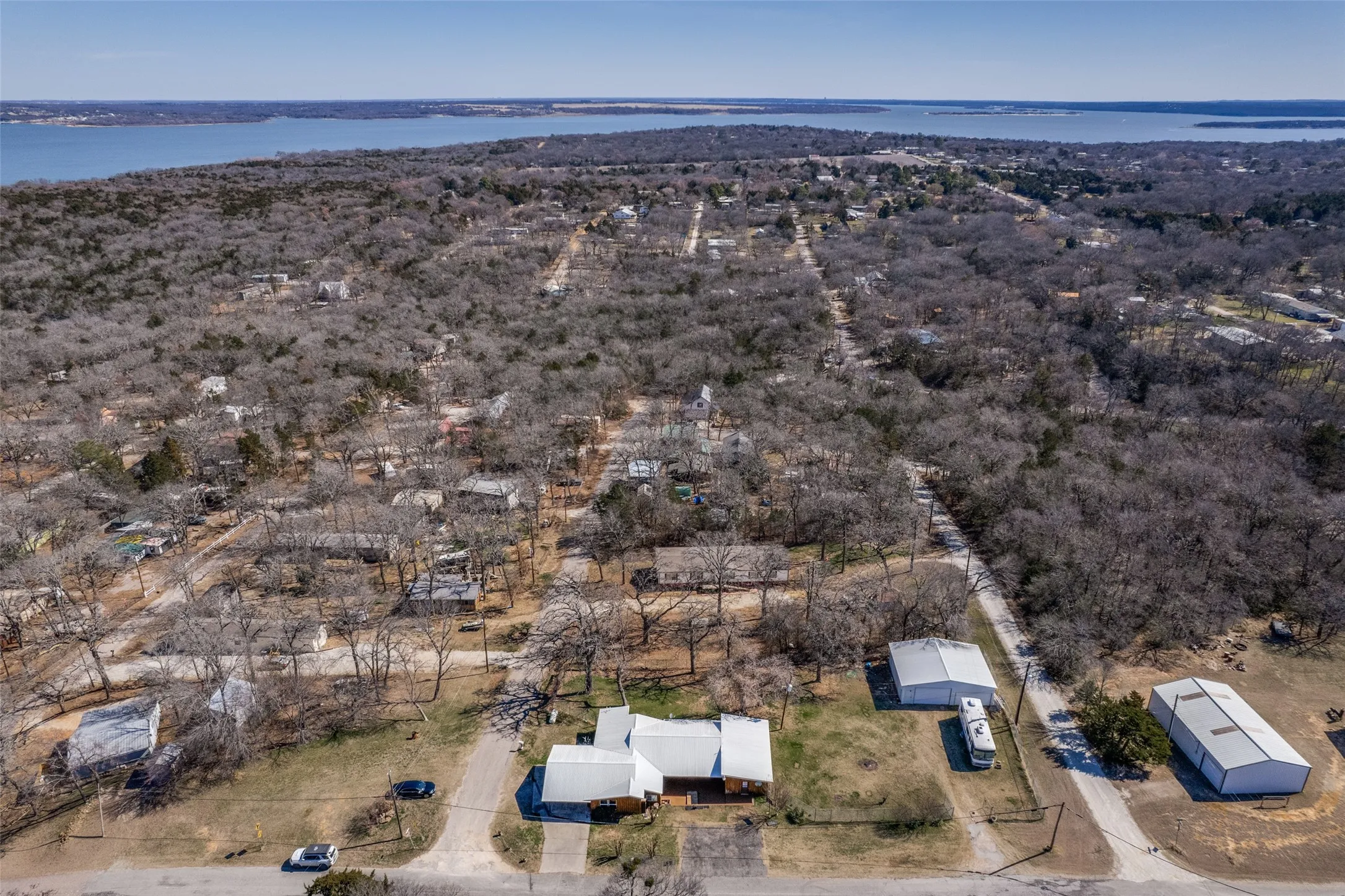 Aerial View of close proximity to Lake Texoma