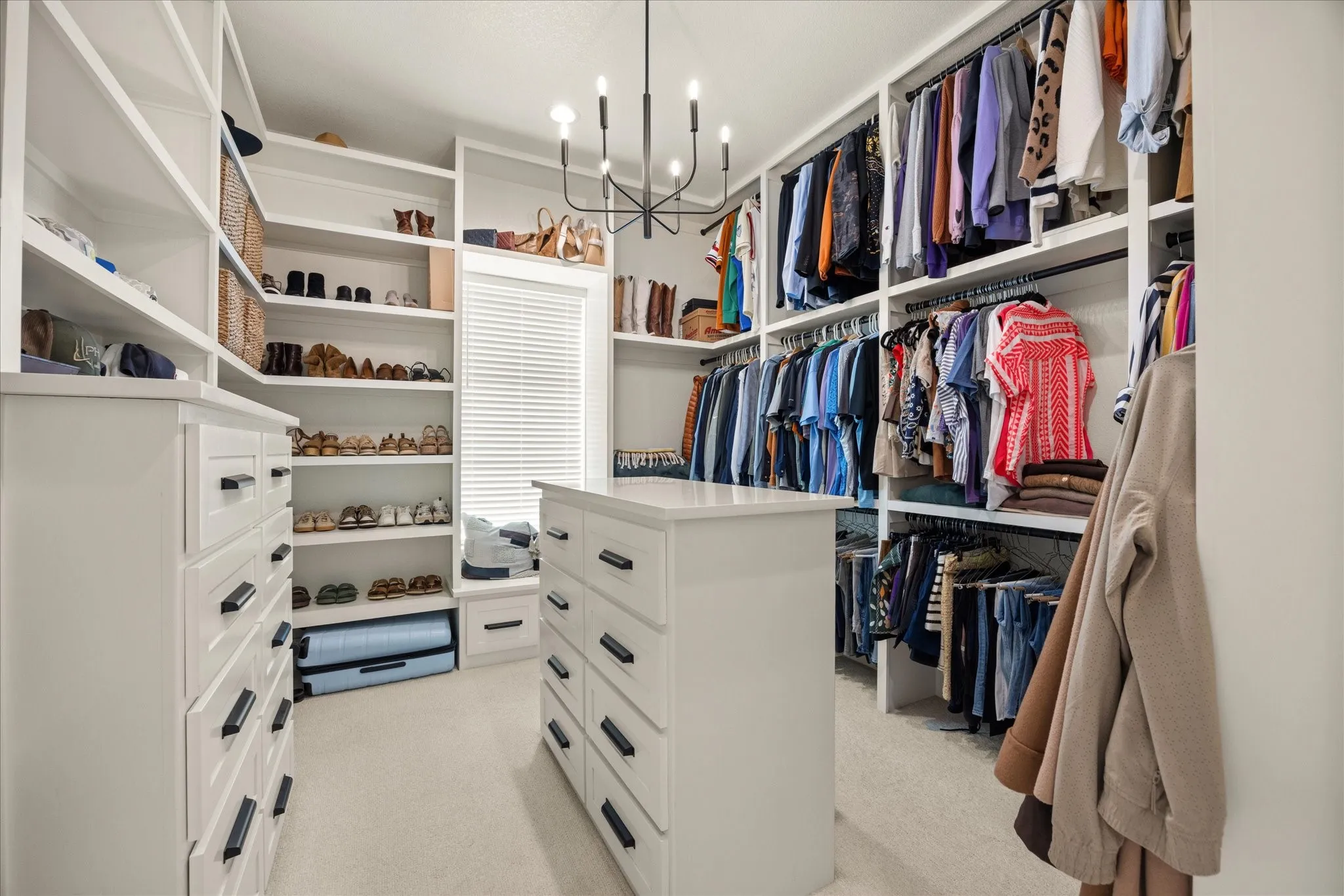 An abundance of closet and cabinets space