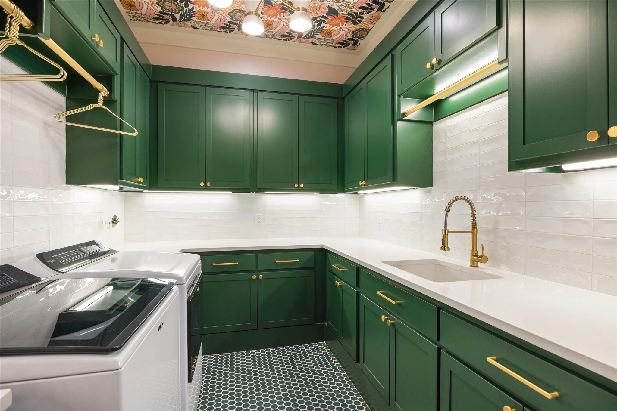 Amazing colors and beautiful cabinetry