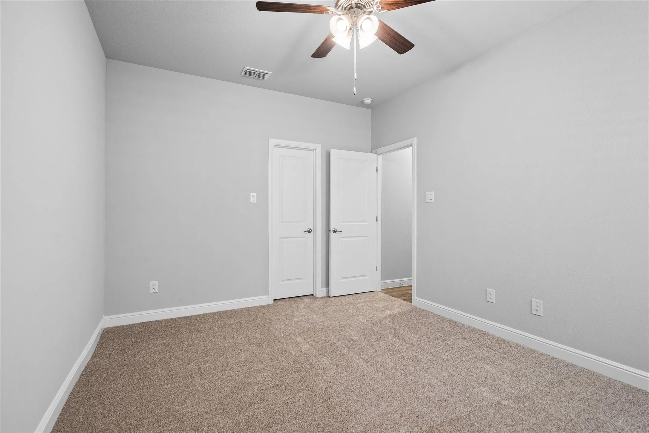 Another glance at bedroom #1 with Walk in Closet
