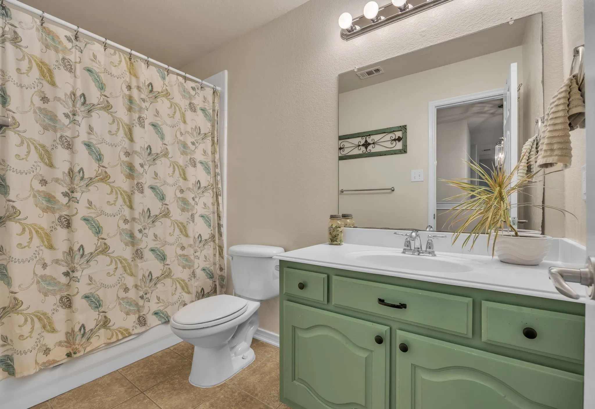 Updated upstairs bathroom