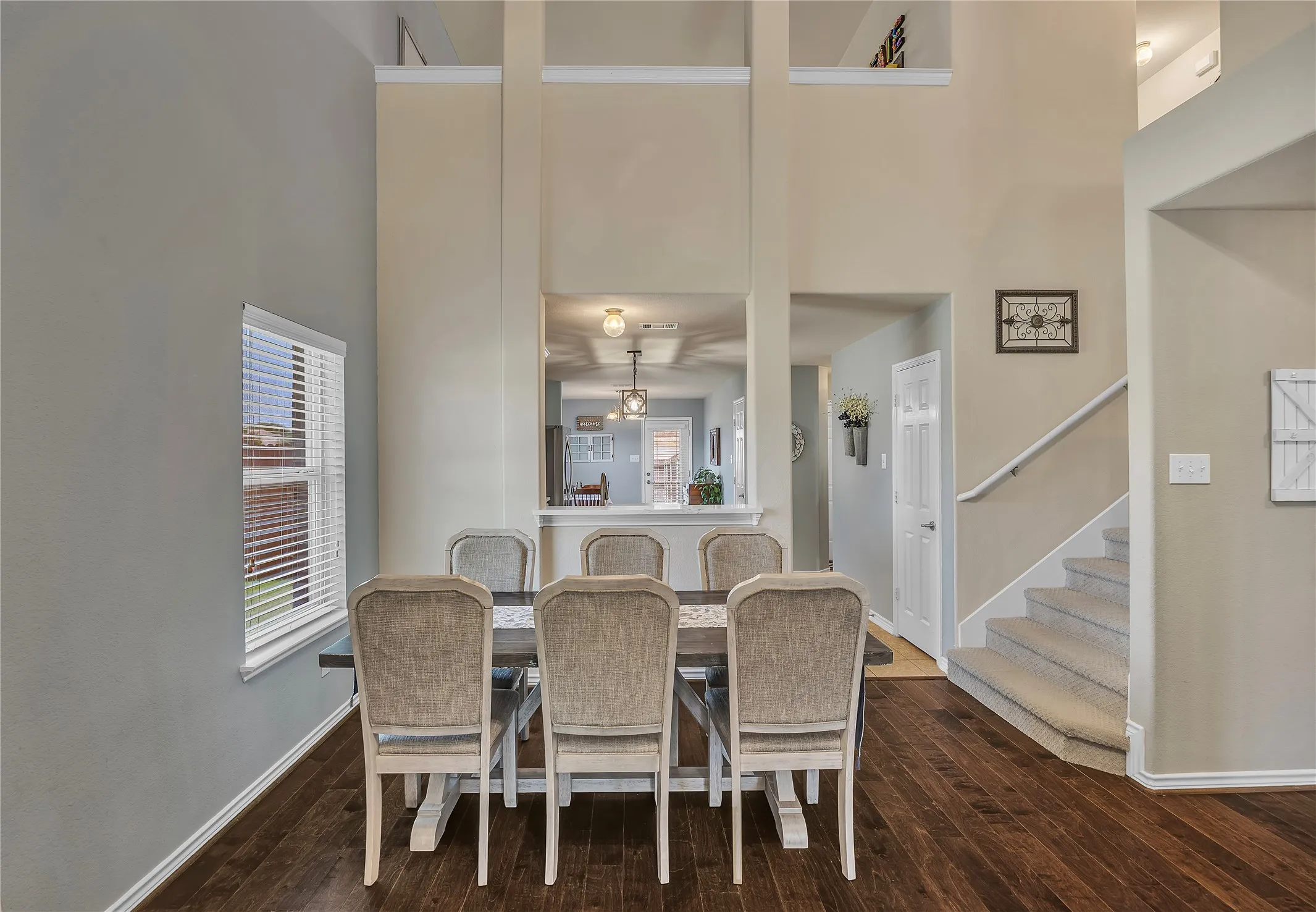 Formal dining area