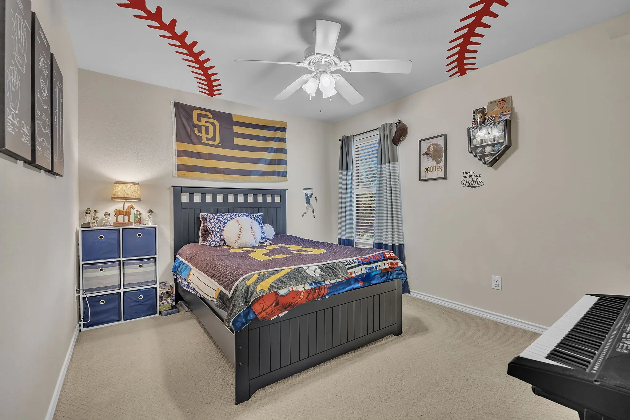 Secondary bedroom - updated carpet