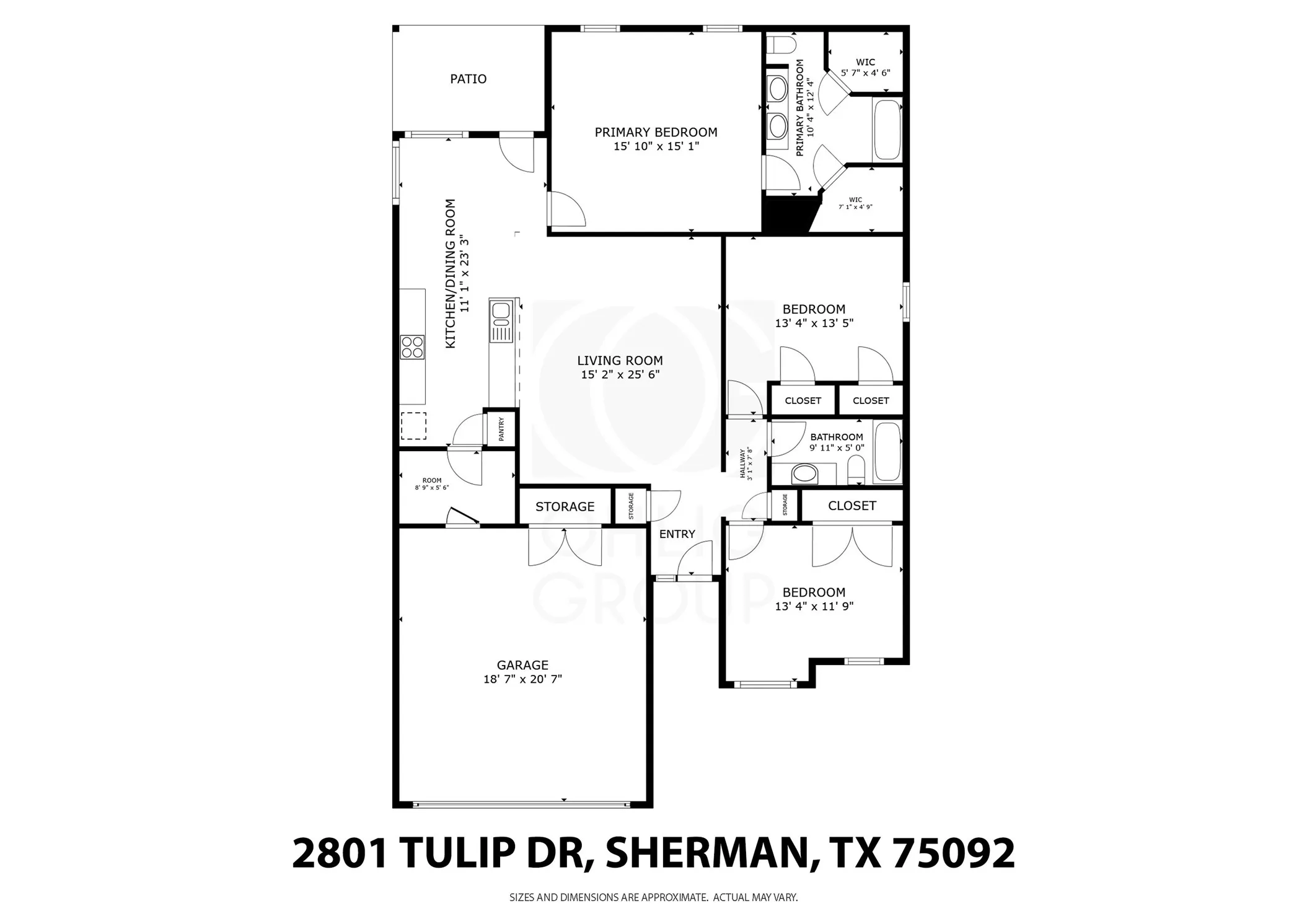 Single Family Residence For Rent in Grayson County , 2801 Tulip Drive, Sherman, Texas 75092, 3 Bedroom, 2 Bathroom, 2 Garage spaces, 1,672 Sqft, built in 2024, mls#21328465, Real Estate Agent in Sherman, Homes For Rent in Grayson county, Homes For Rent in Sherman, Realtor in Sherman Texas, Real Estate Brokerage Independent Realty Texas, Luminita Cordes Realtor
