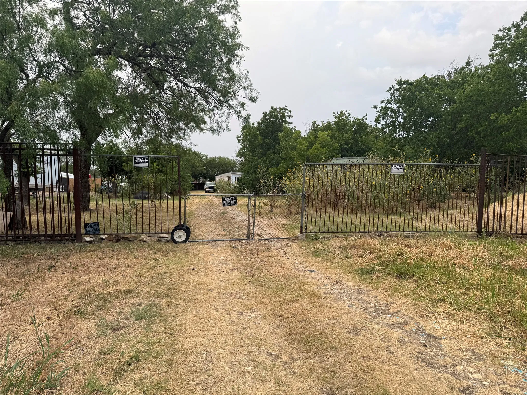 The front of the property