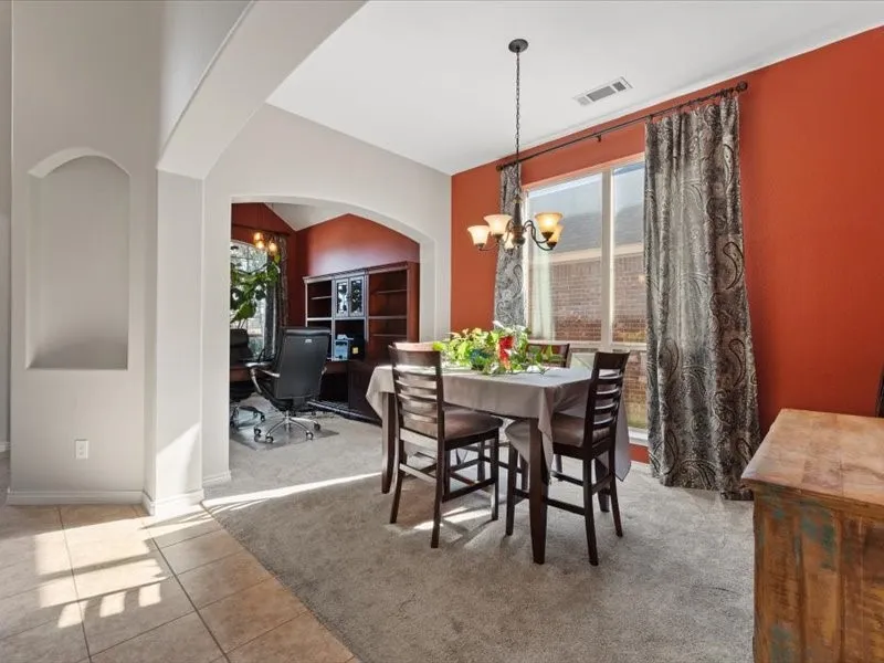 Formal dining area