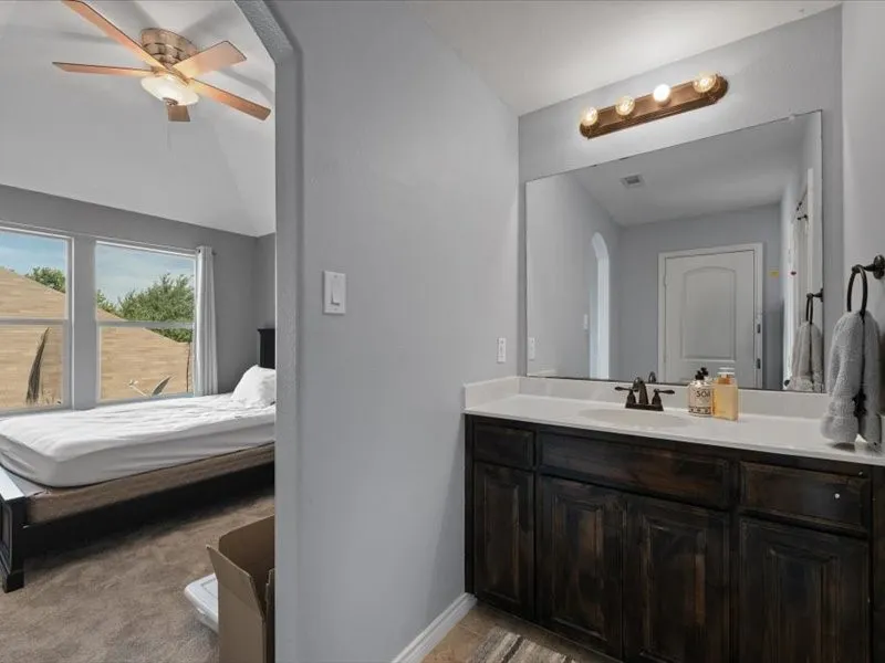 leads to third bedroom