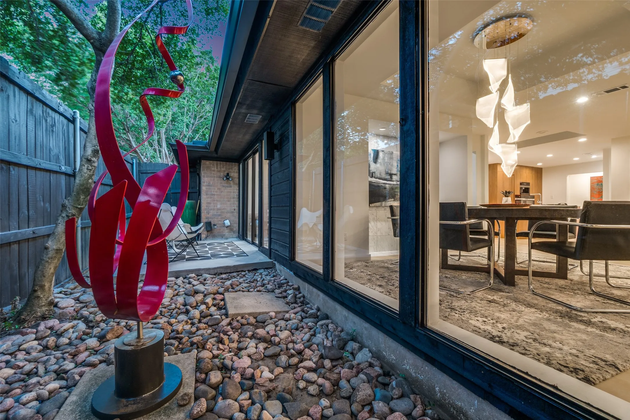 Dining/ Den Courtyard