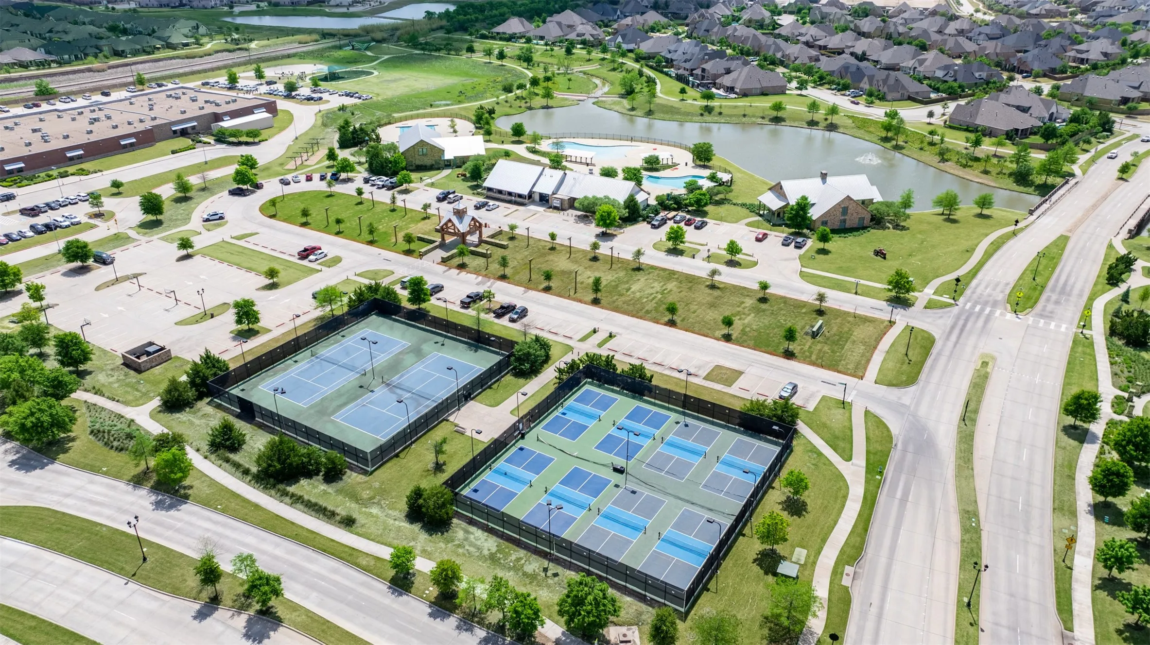 Amentiy Center with Pickleball, Tennis, Basketball and Sand Volleyball