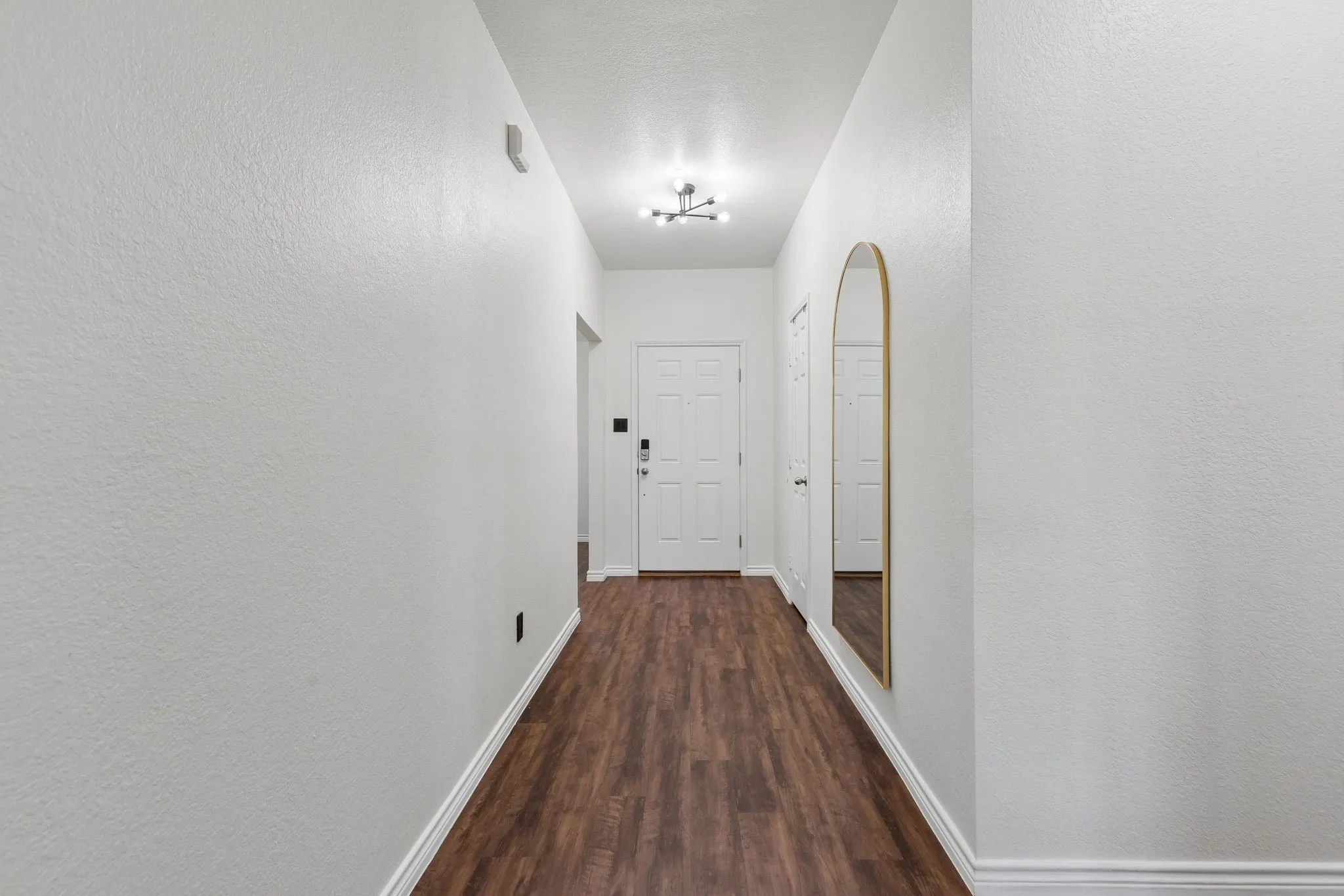 Entryway leading to front door