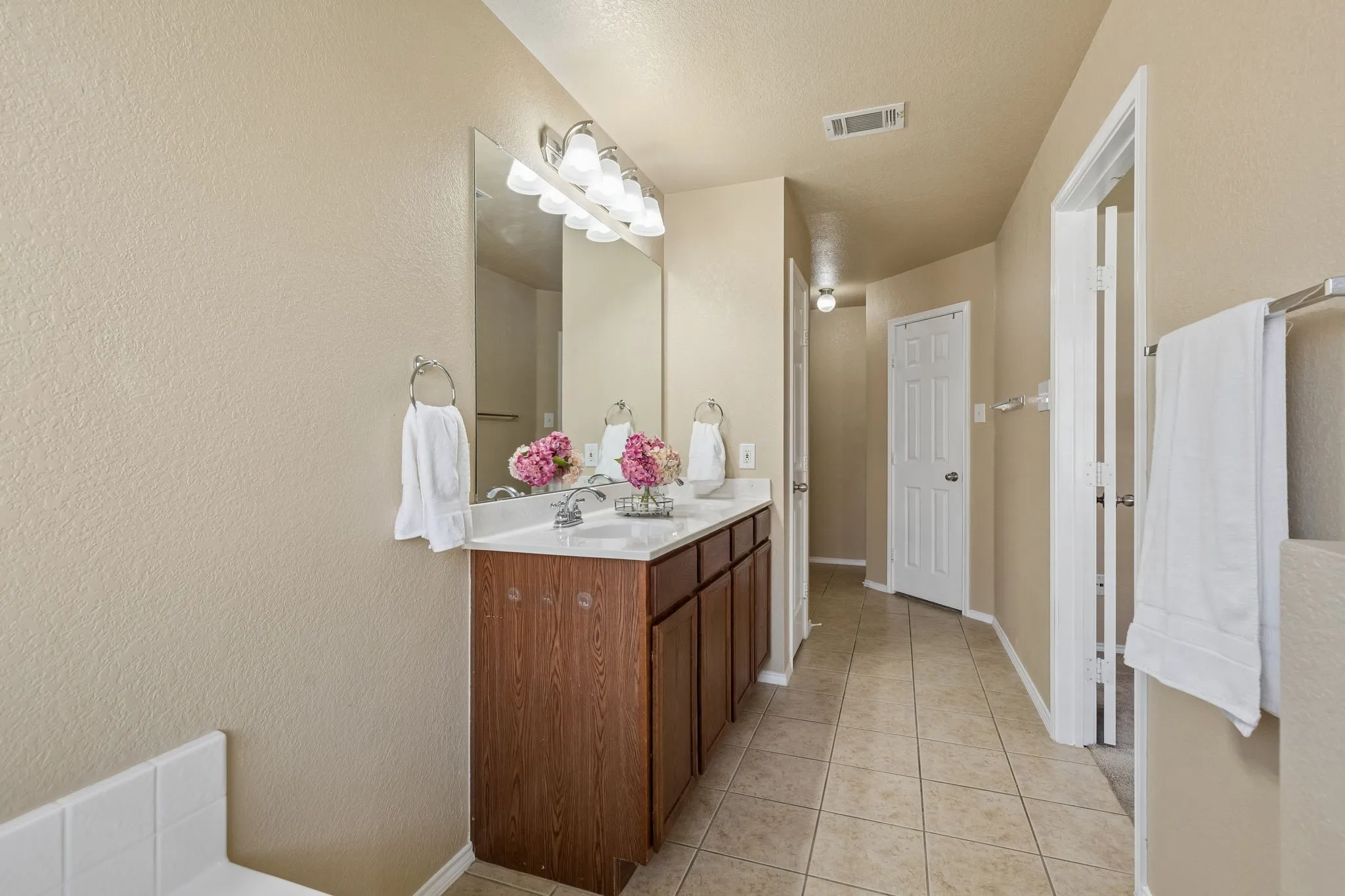 Primary bathroom view 3