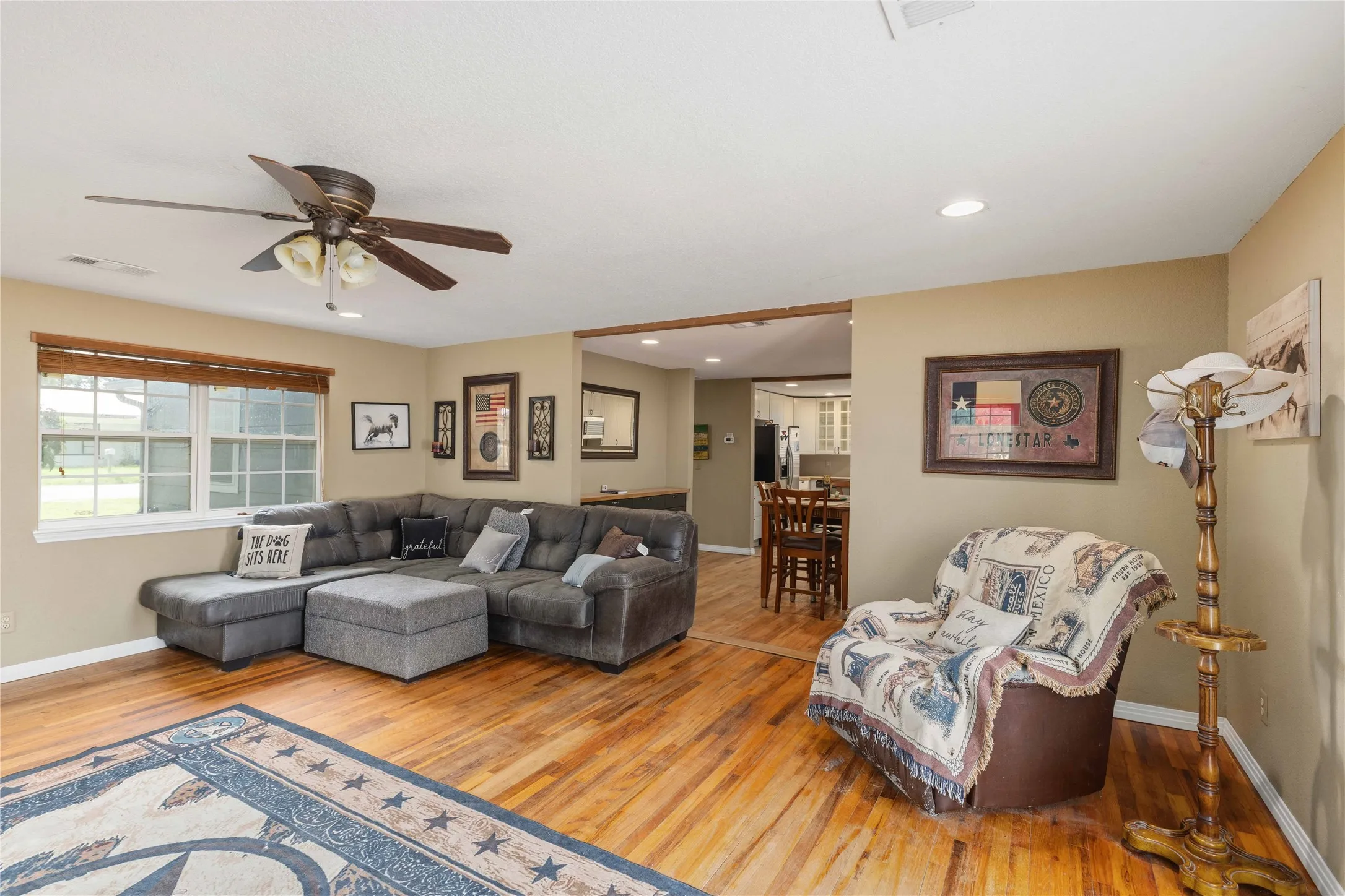 Beautiful orginal wood floors.