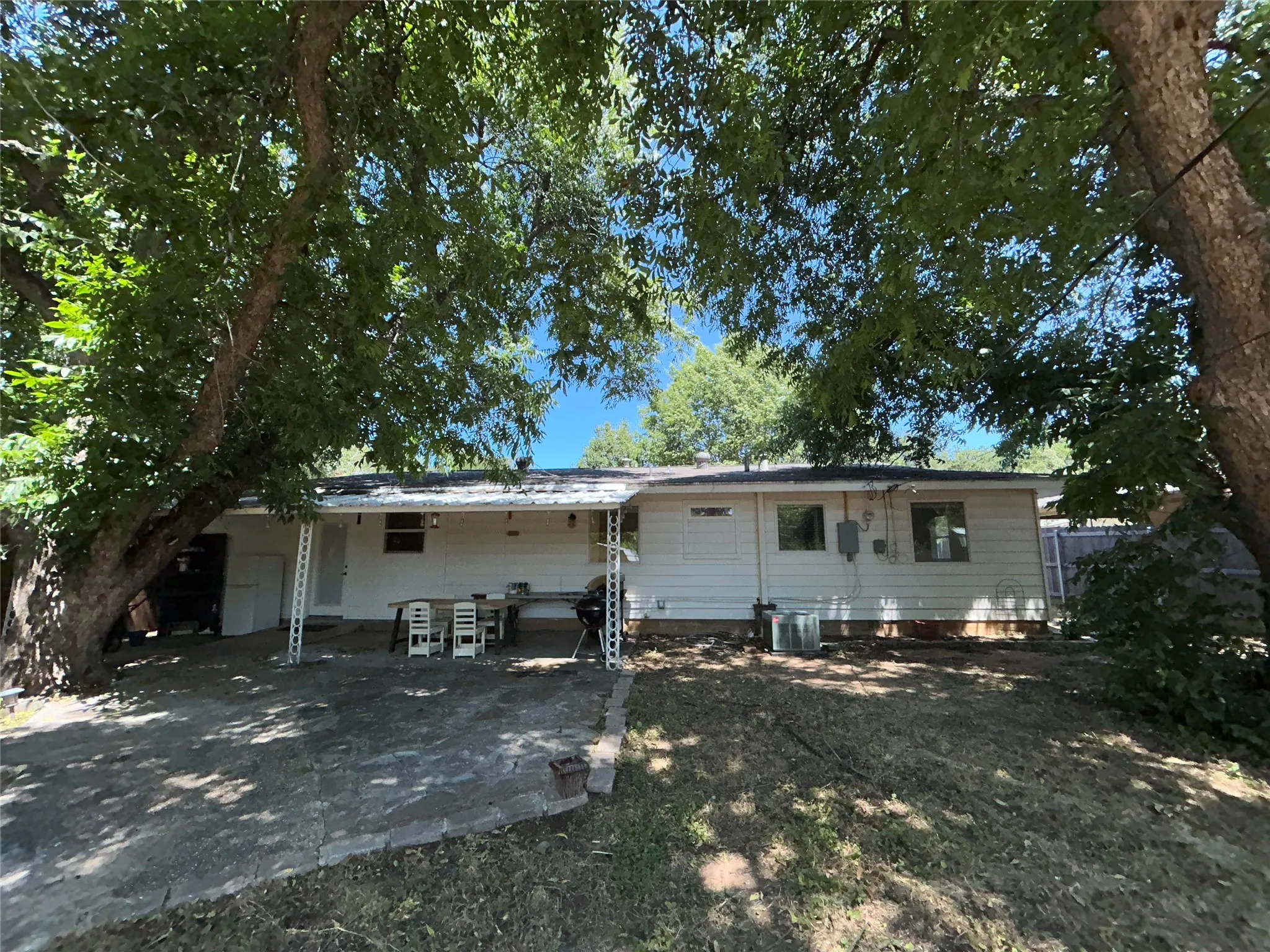 Rear View of House