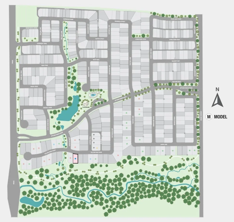 The Ranch at Uptown Celina Sitemap
