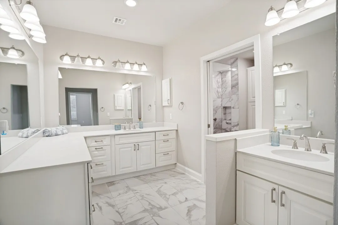 Vanities in Primary Bath