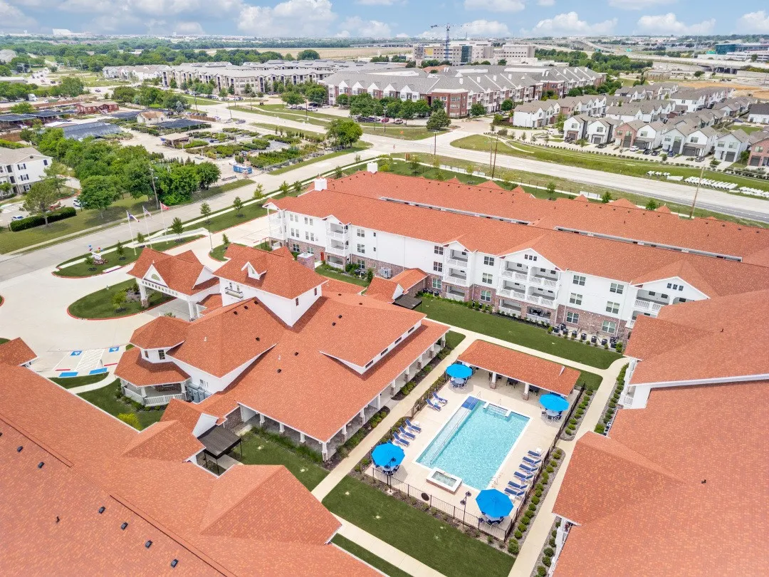 Pool Aerial view